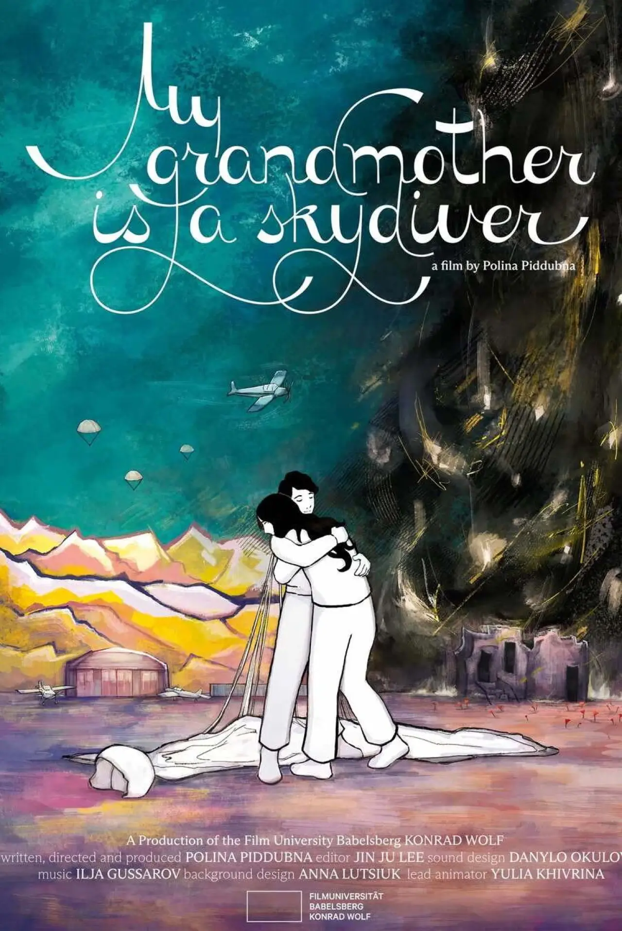 Movie poster "My Grandmother Is a Skydiver"