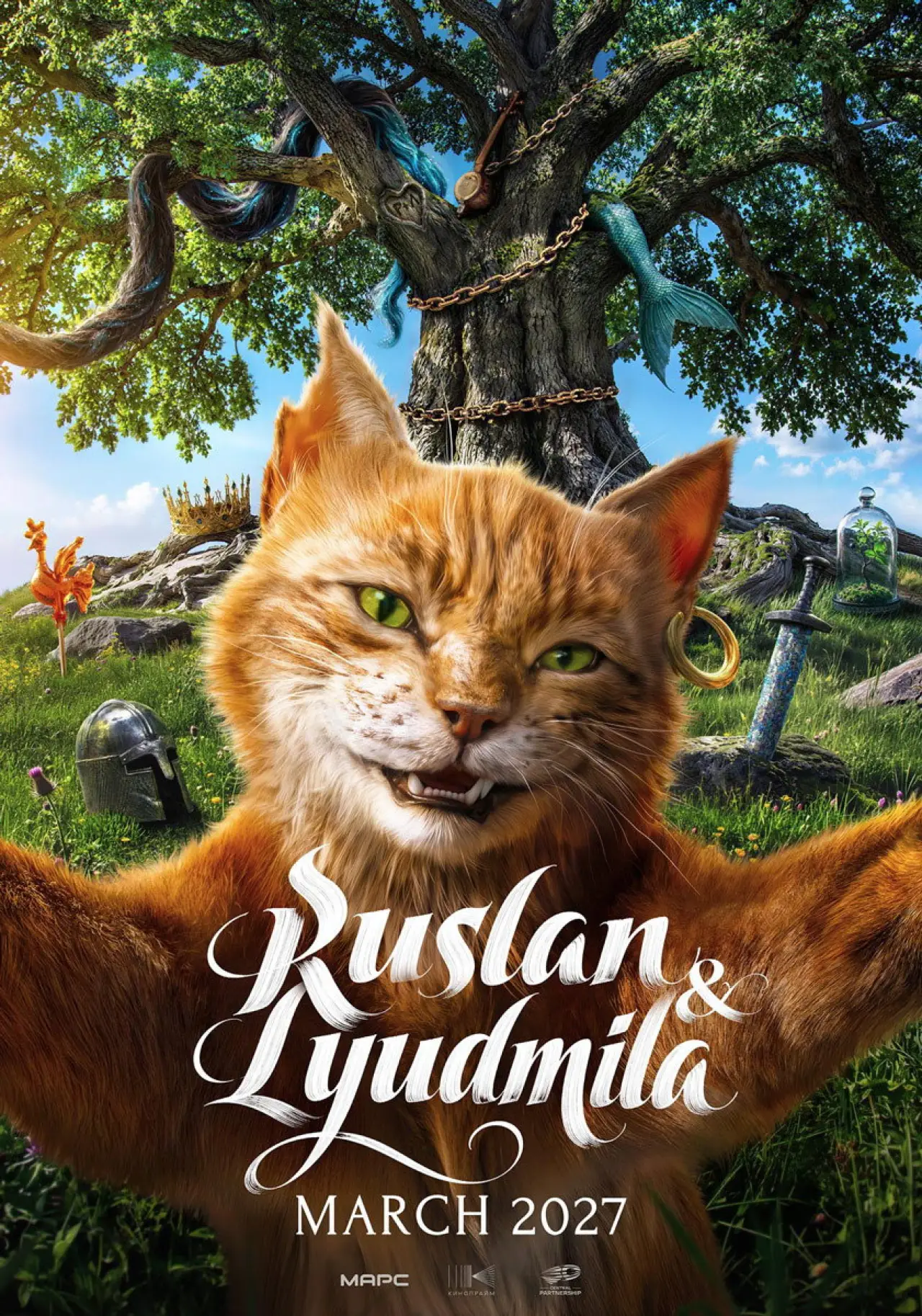 Movie poster "Ruslan and Ludmila: A Magical Journey"