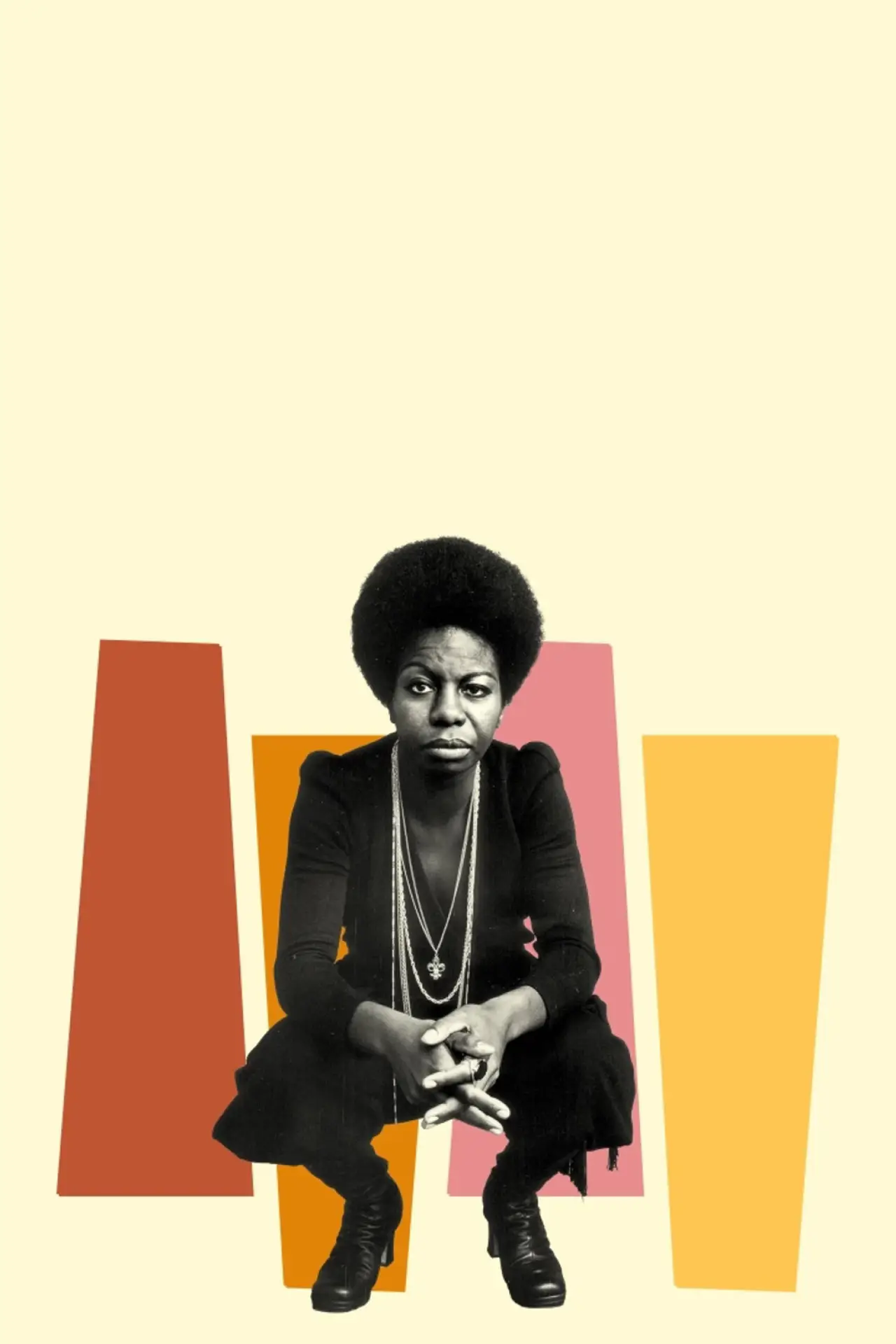 Movie poster "Nina Simone, la rebelle"