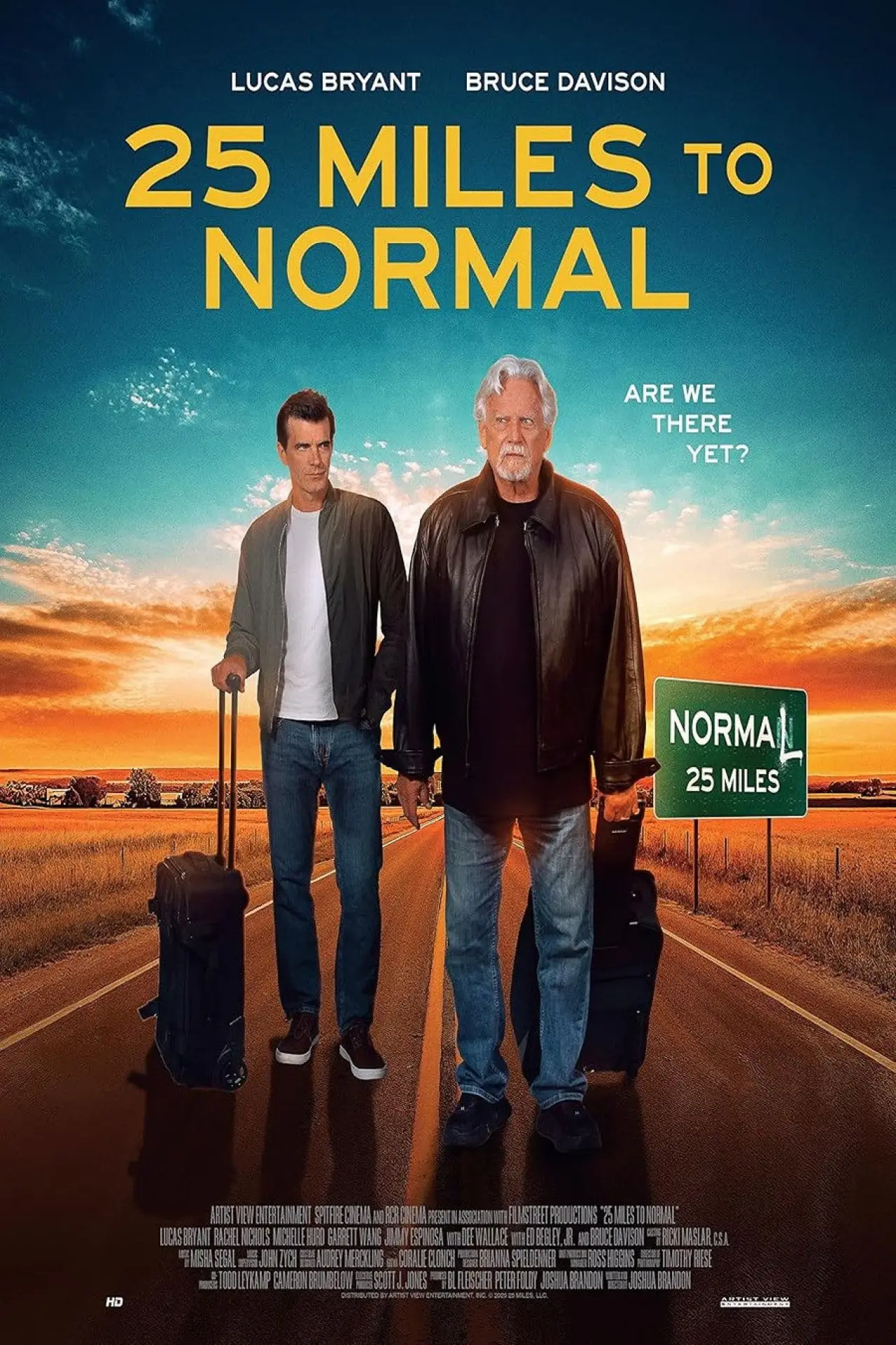 Movie poster "25 Miles to Normal"