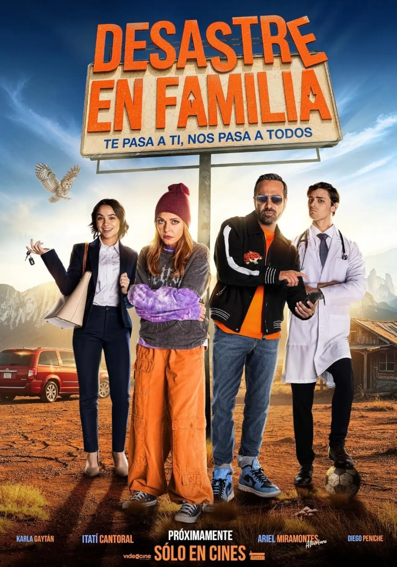 Movie poster "Family Disaster"