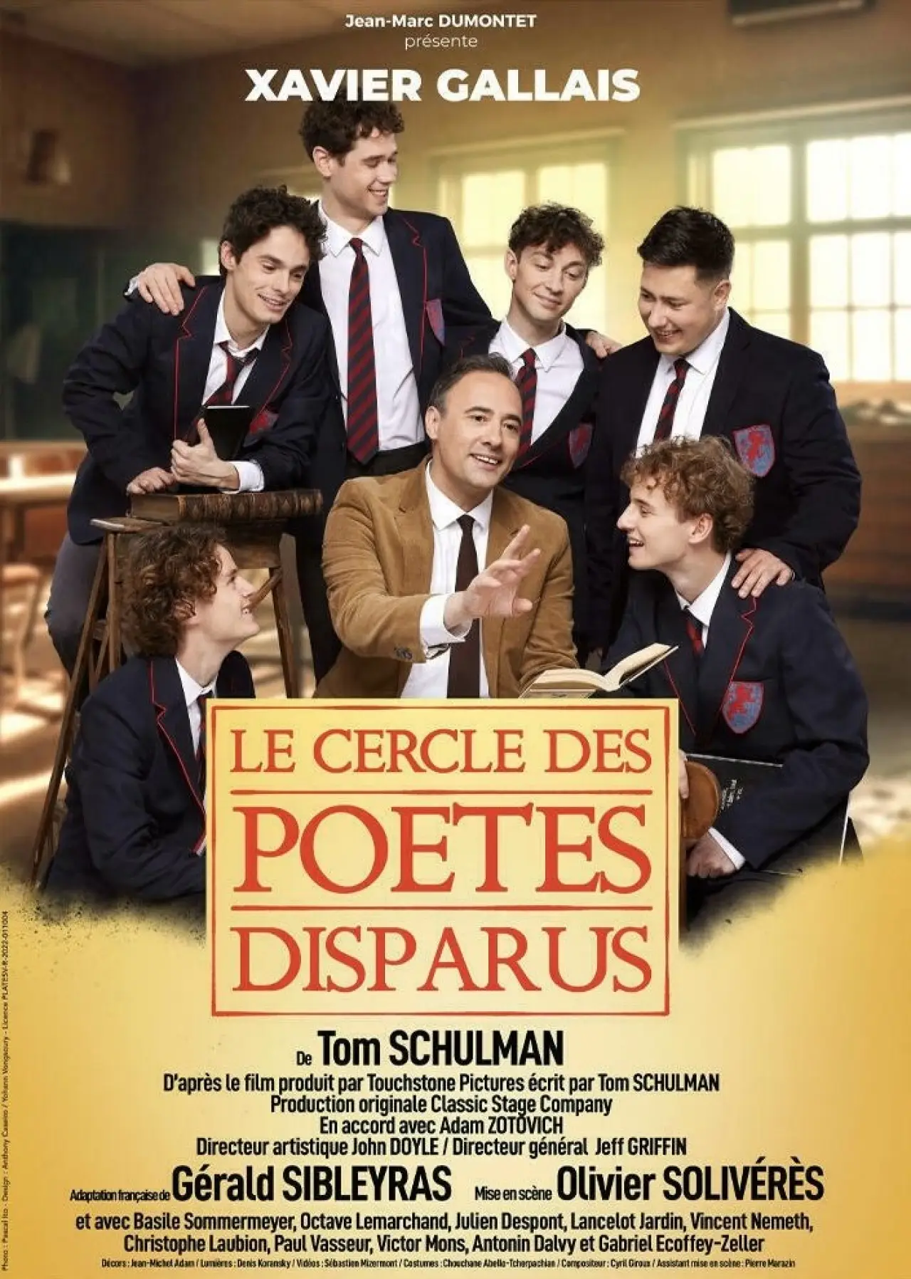 Movie poster "Le Cercle des Poètes disparus"