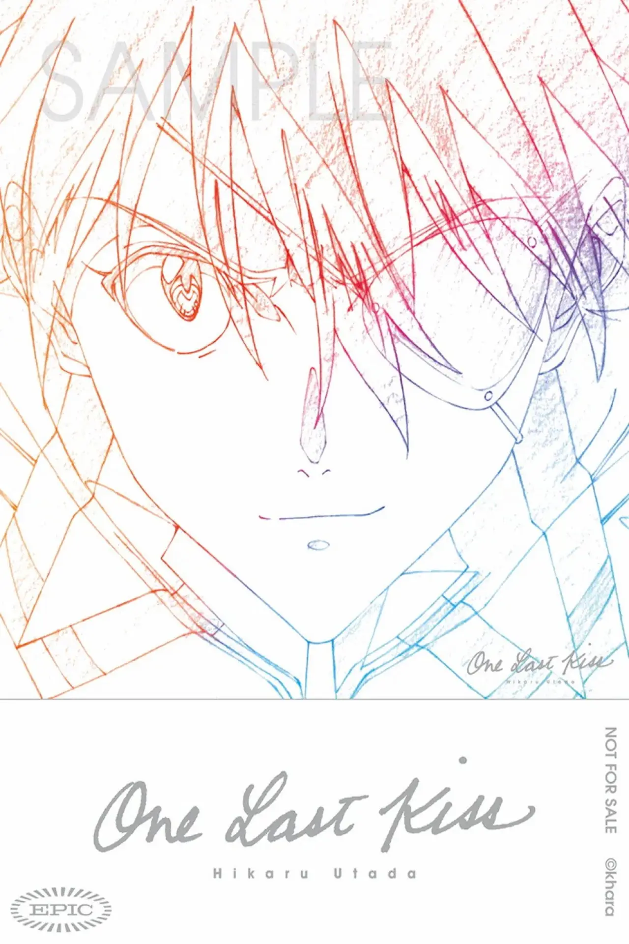 Movie poster ""One Last Kiss” for EVA EXTRA 30"