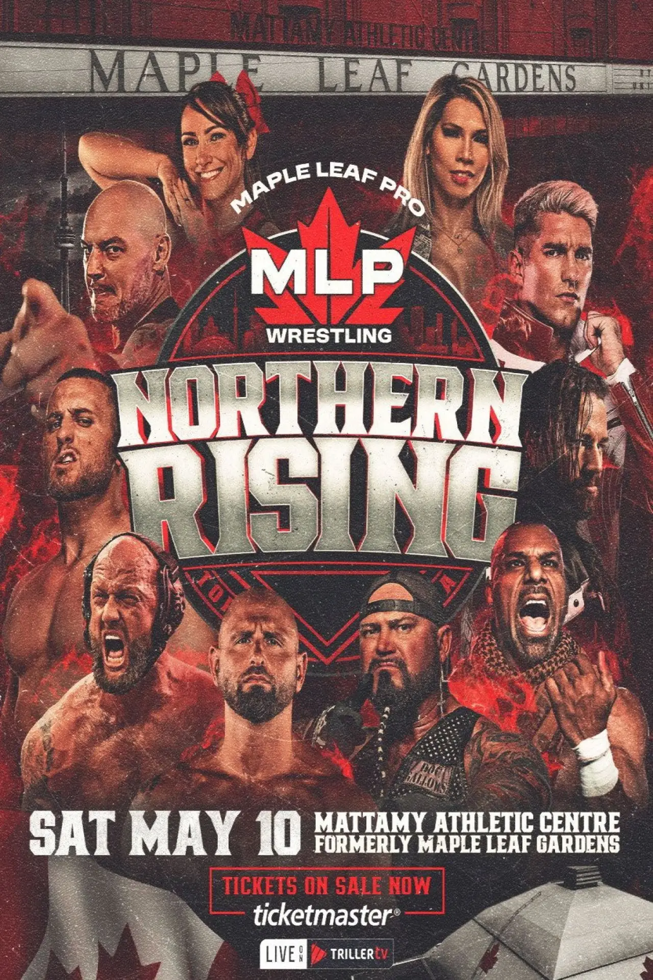 Movie poster "Maple Leaf Pro Wrestling: Northern Rising"