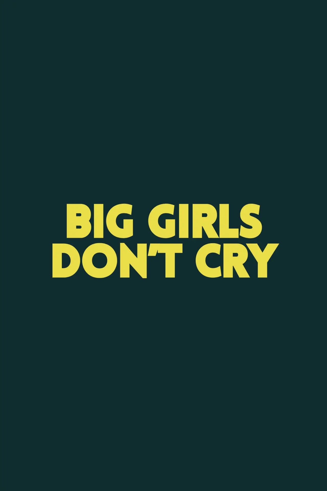 Movie poster "Big Girls Don