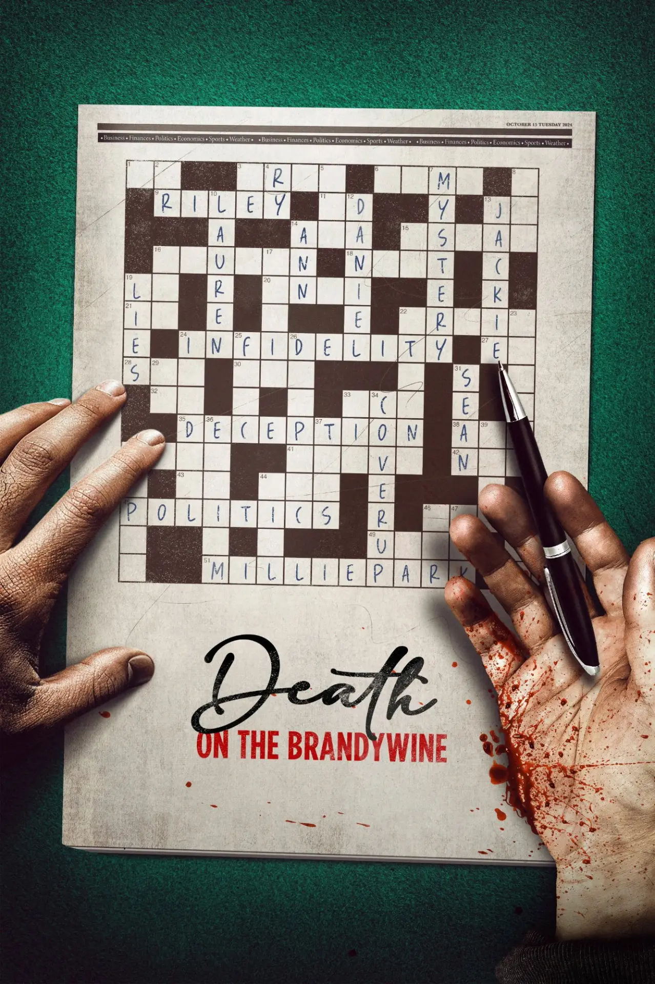 Movie poster "Death on the Brandywine"