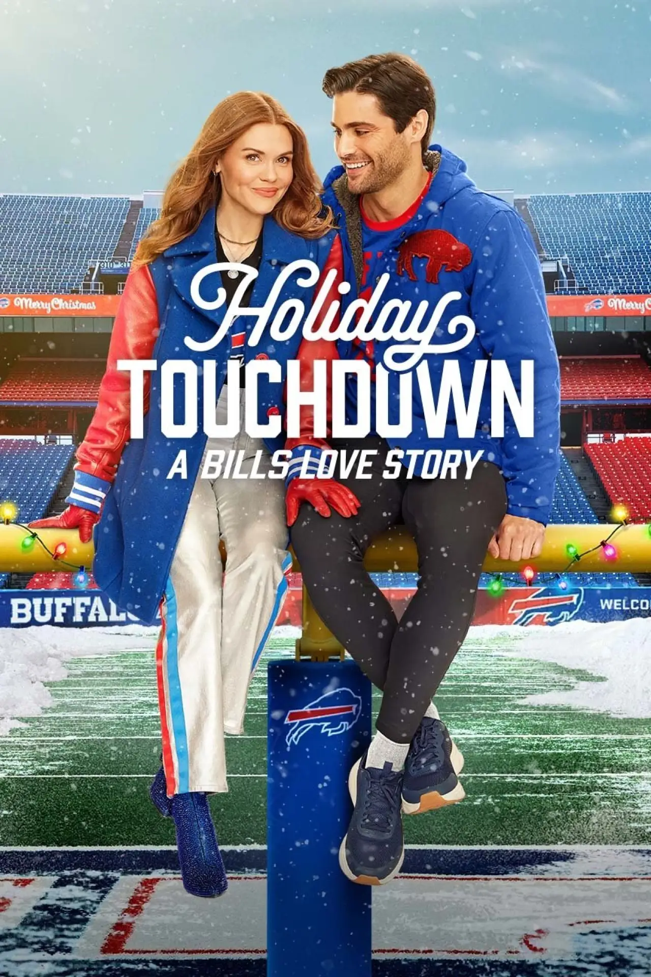 Movie poster "Holiday Touchdown: A Bills Love Story"
