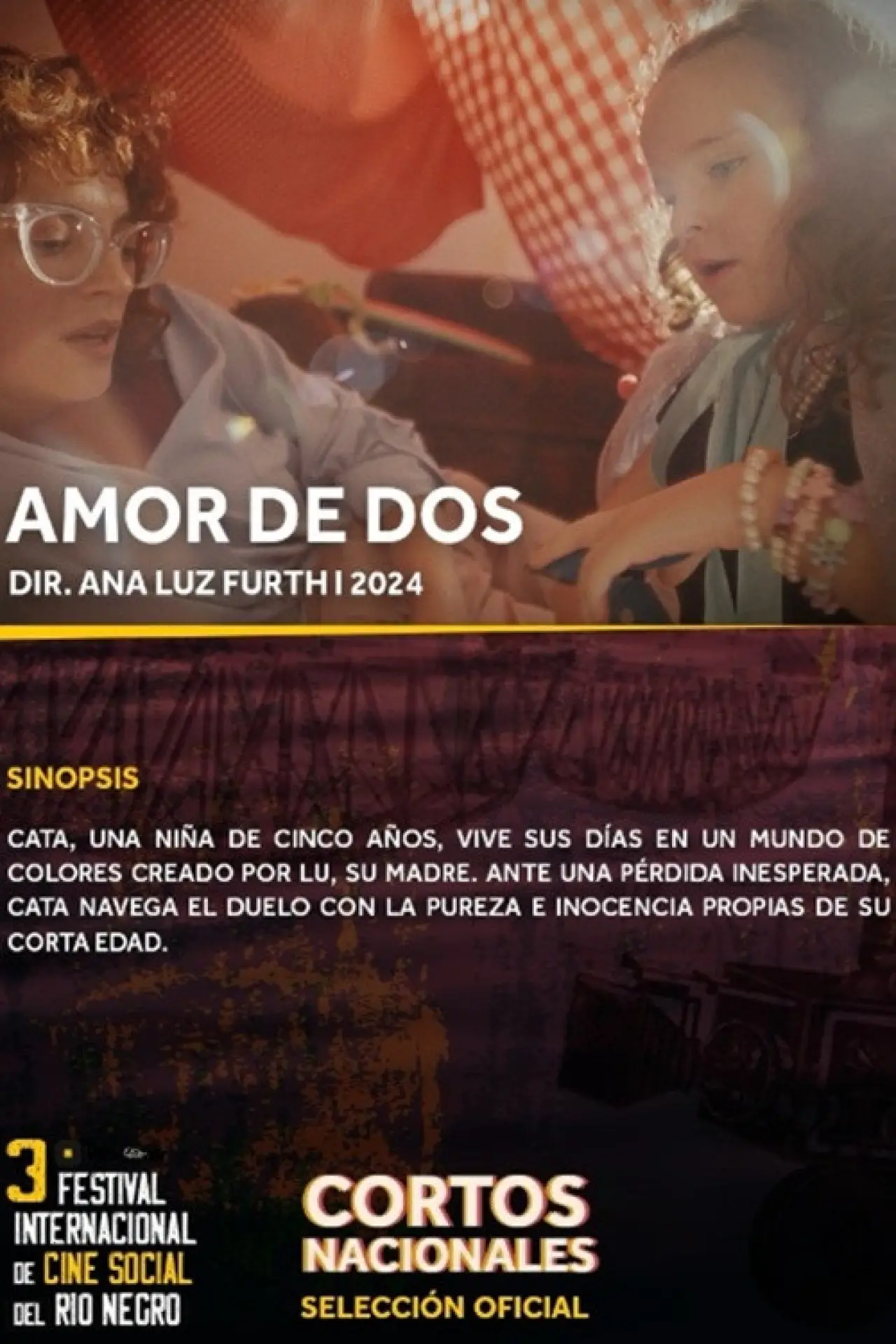 Movie poster "Amor de dos"