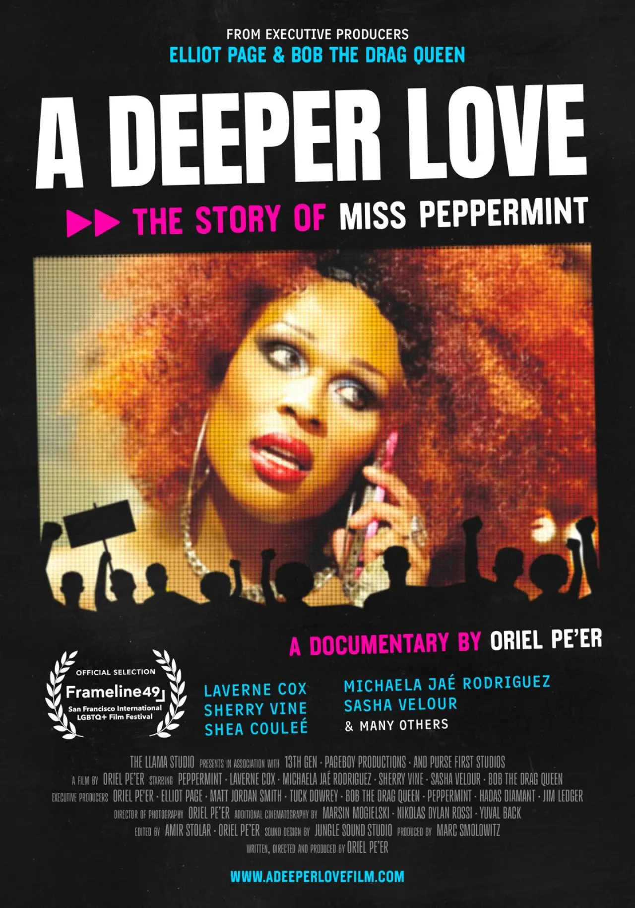 Movie poster "A Deeper Love: The Story of Miss Peppermint"