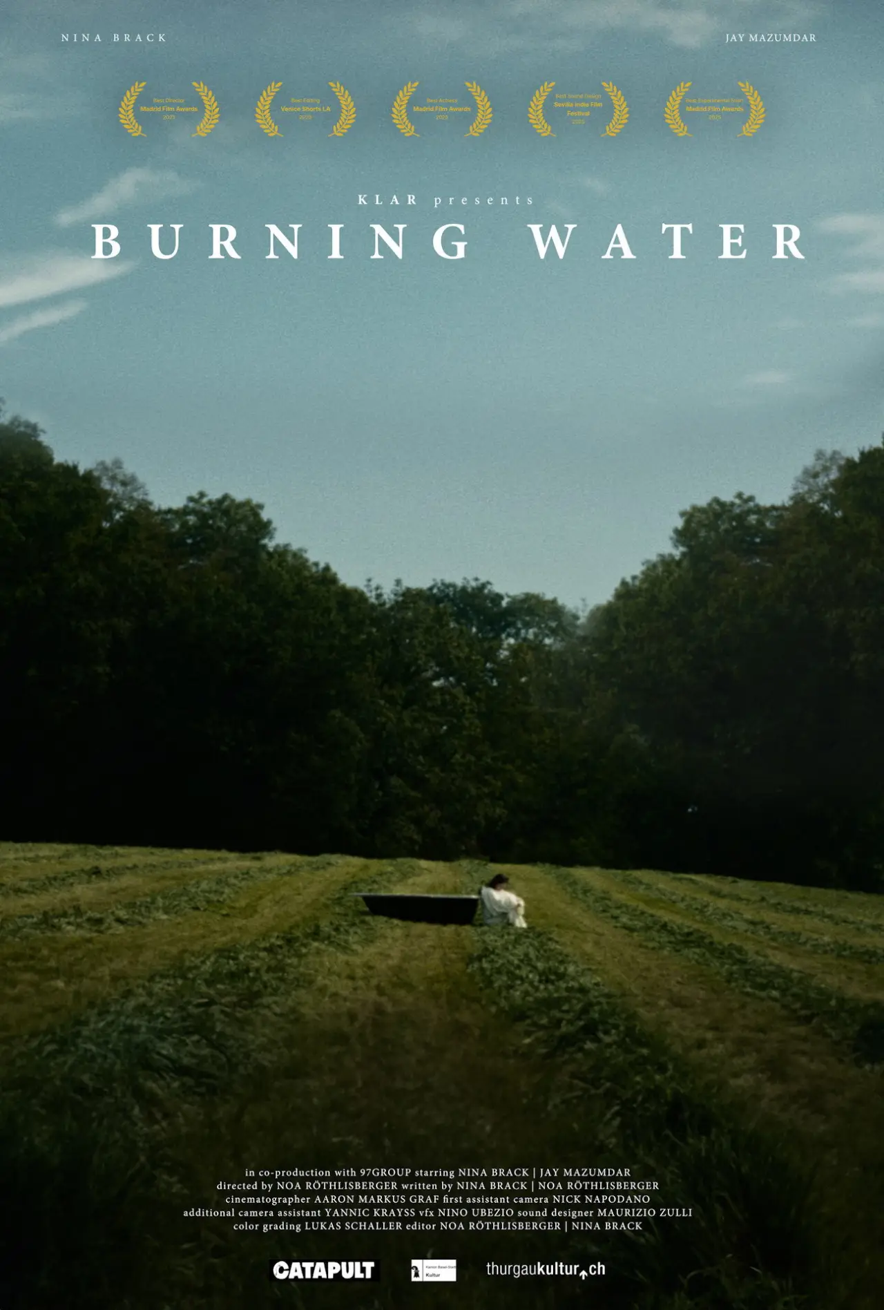 Movie poster "Burning Water"
