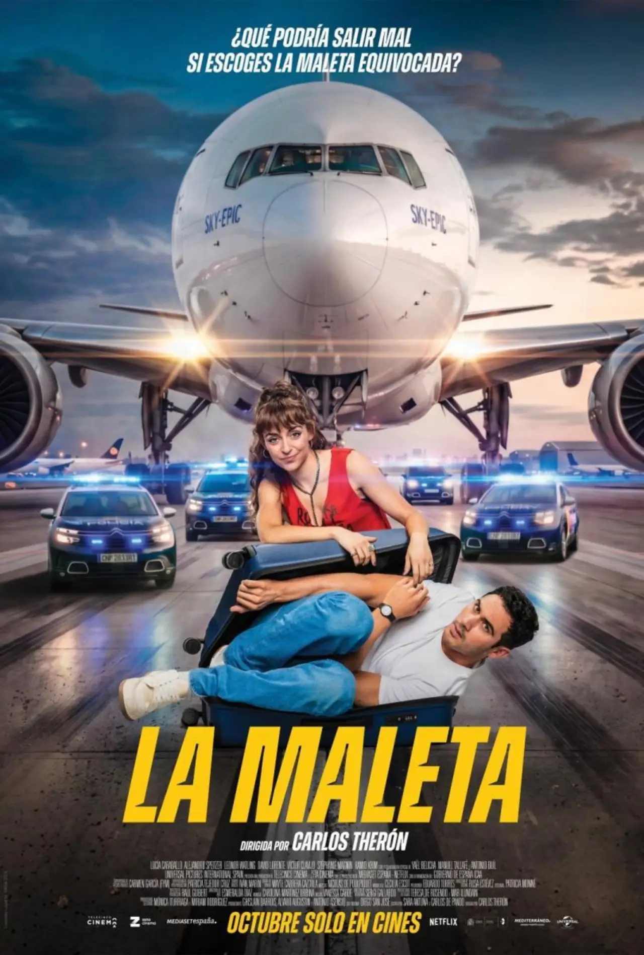 Movie poster "La maleta"