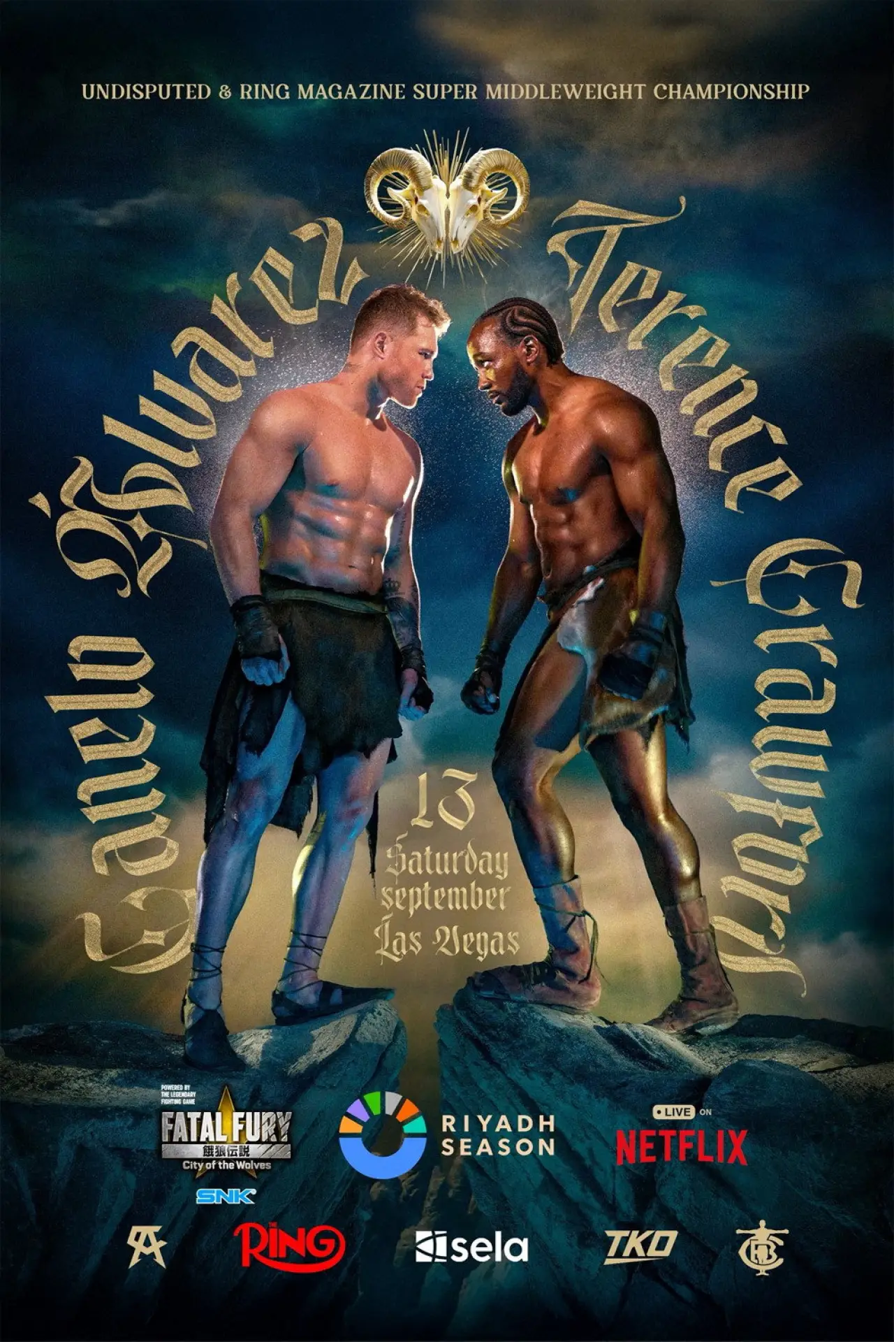 Movie poster "Canelo Álvarez vs. Terence Crawford"