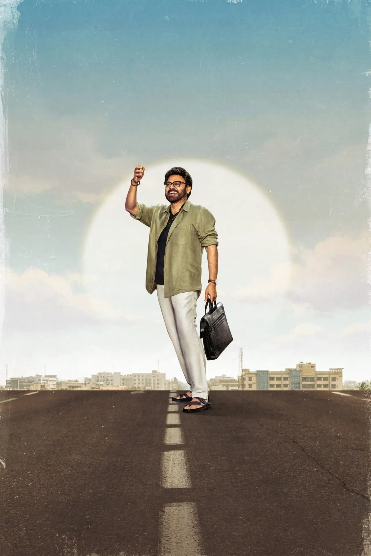 Movie poster "Aadarsha Kutumbam House No: 47 - AK 47"