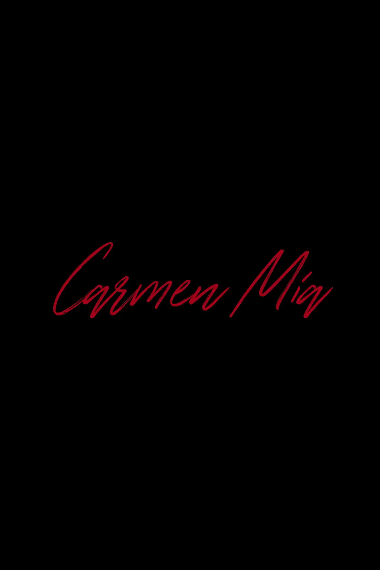 Movie poster "Carmen Mía"