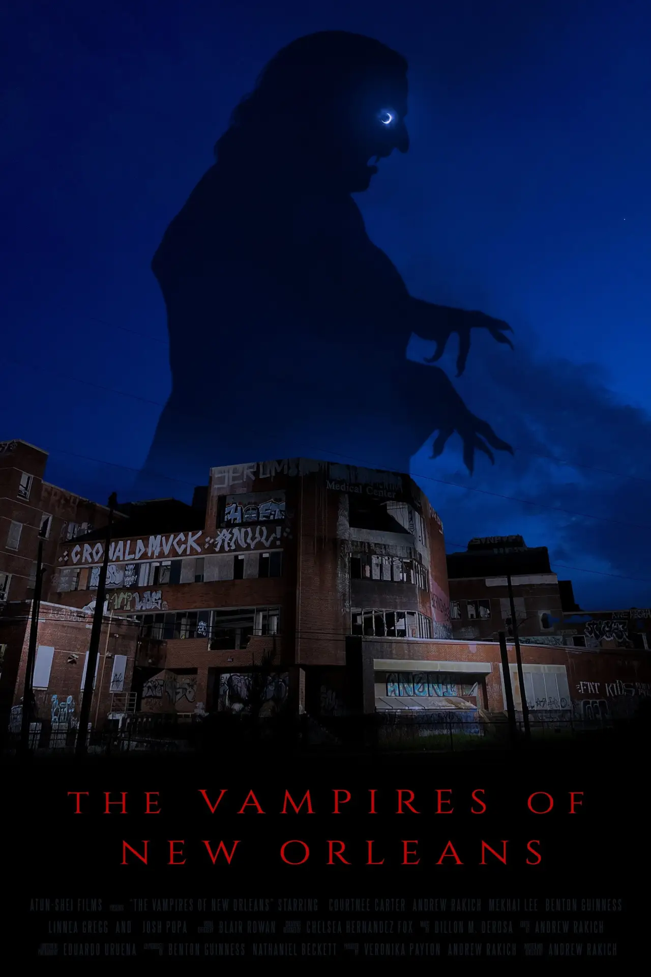Movie poster "The Vampires of New Orleans"