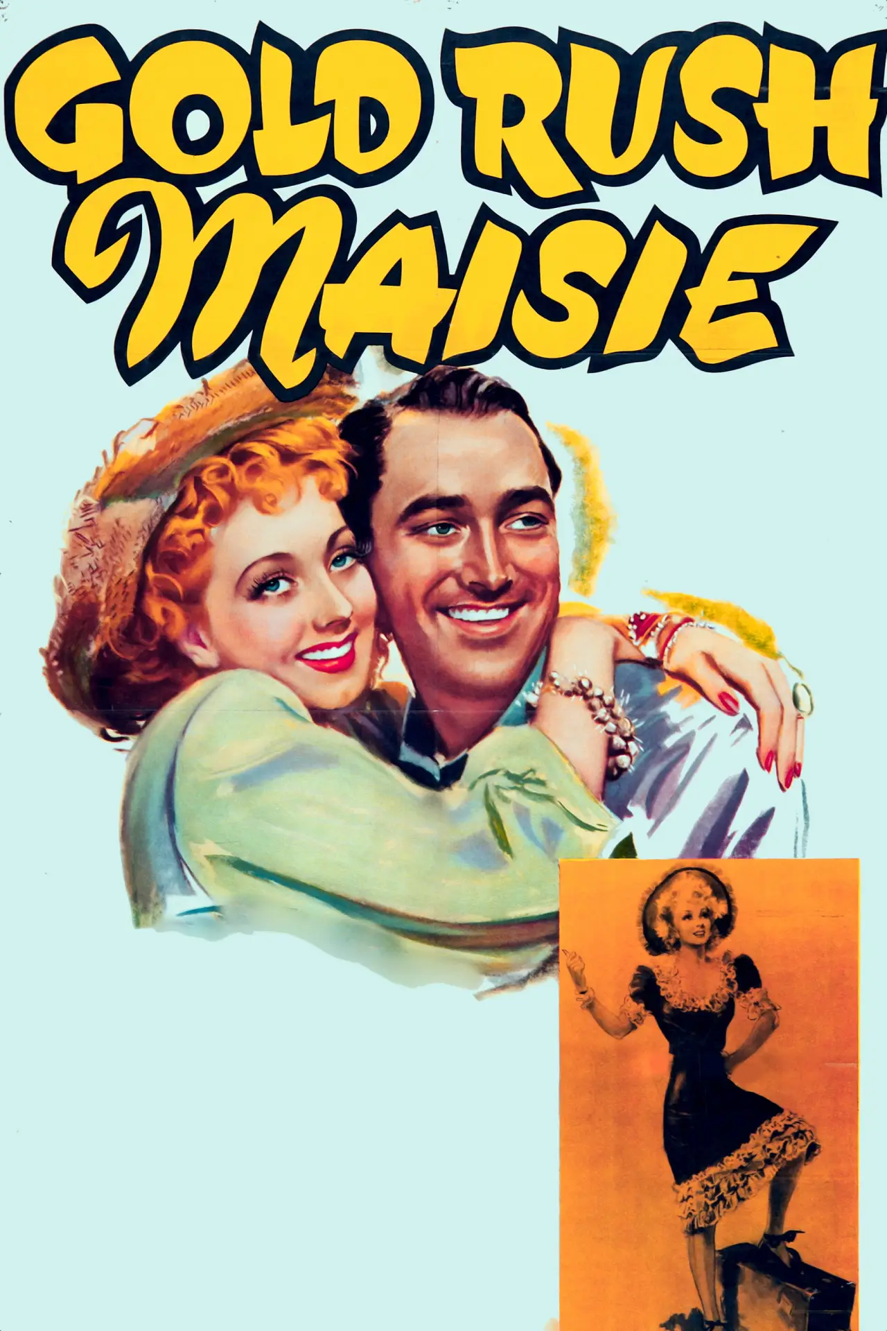 Movie poster "Gold Rush Maisie"