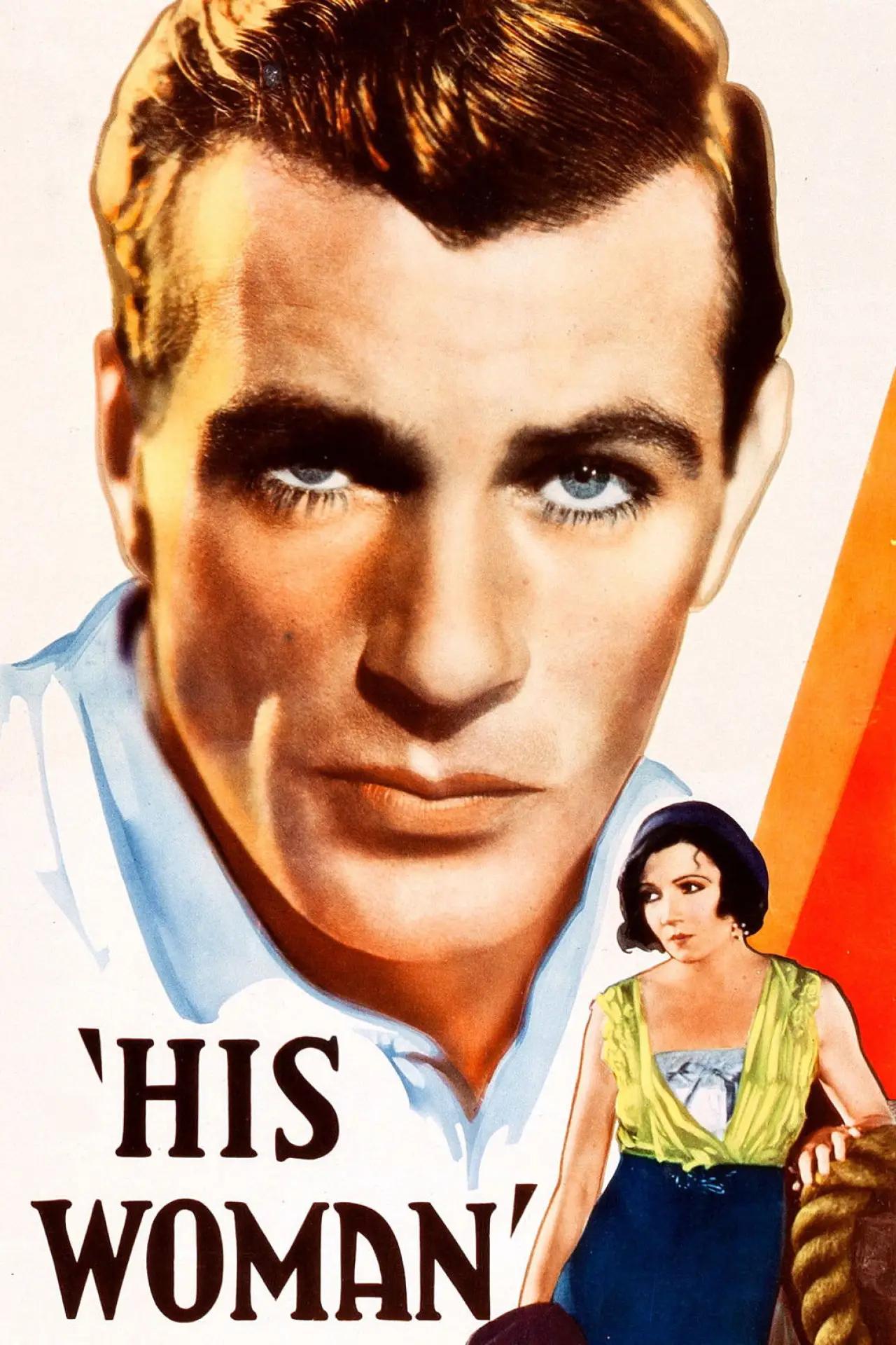 Movie poster "His Woman"