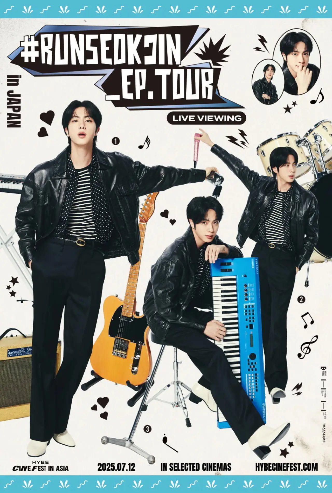 Movie poster "#RUNSEOKJIN_EP.TOUR in JAPAN: LIVE VIEWING"