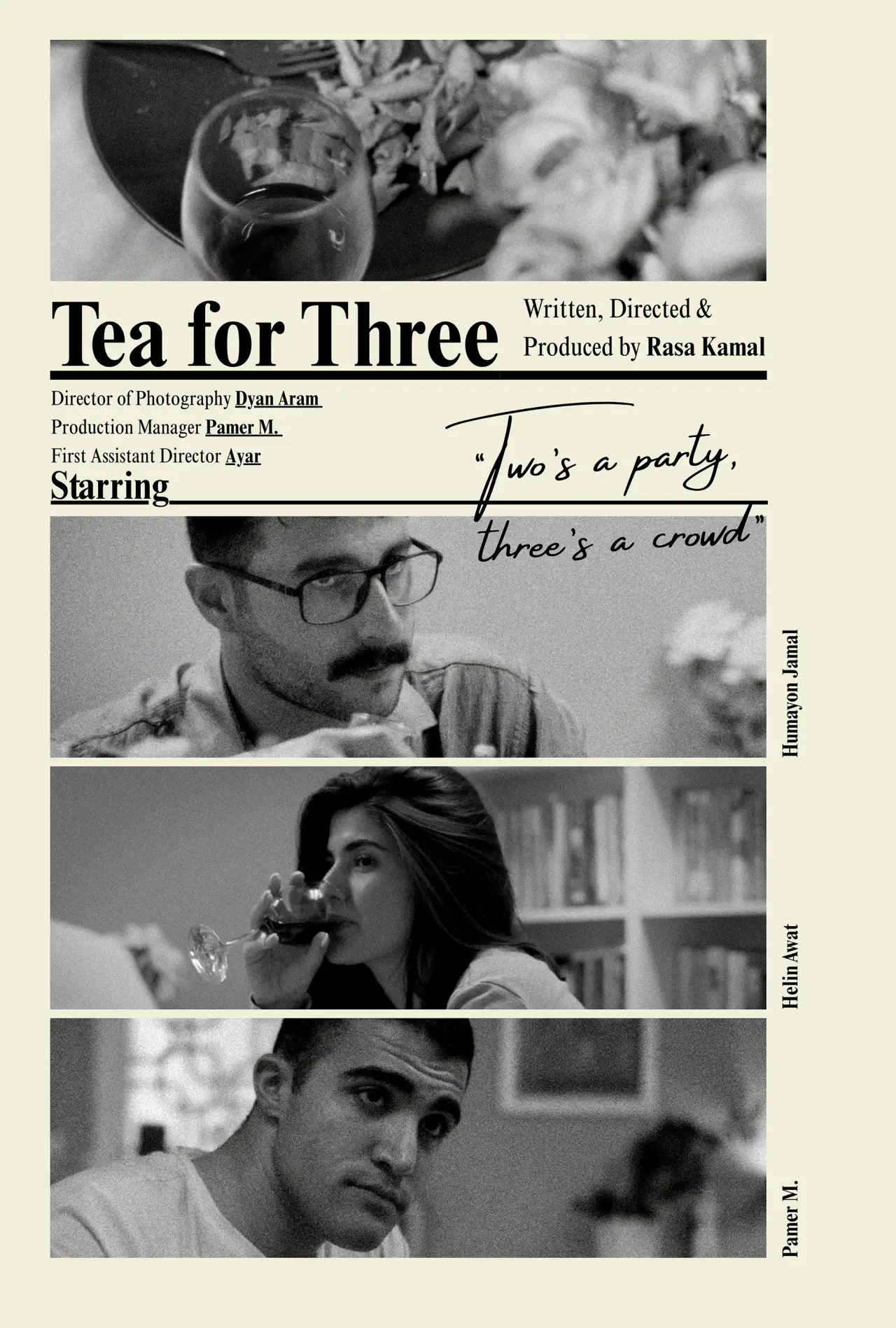 Movie poster "Tea For Three"