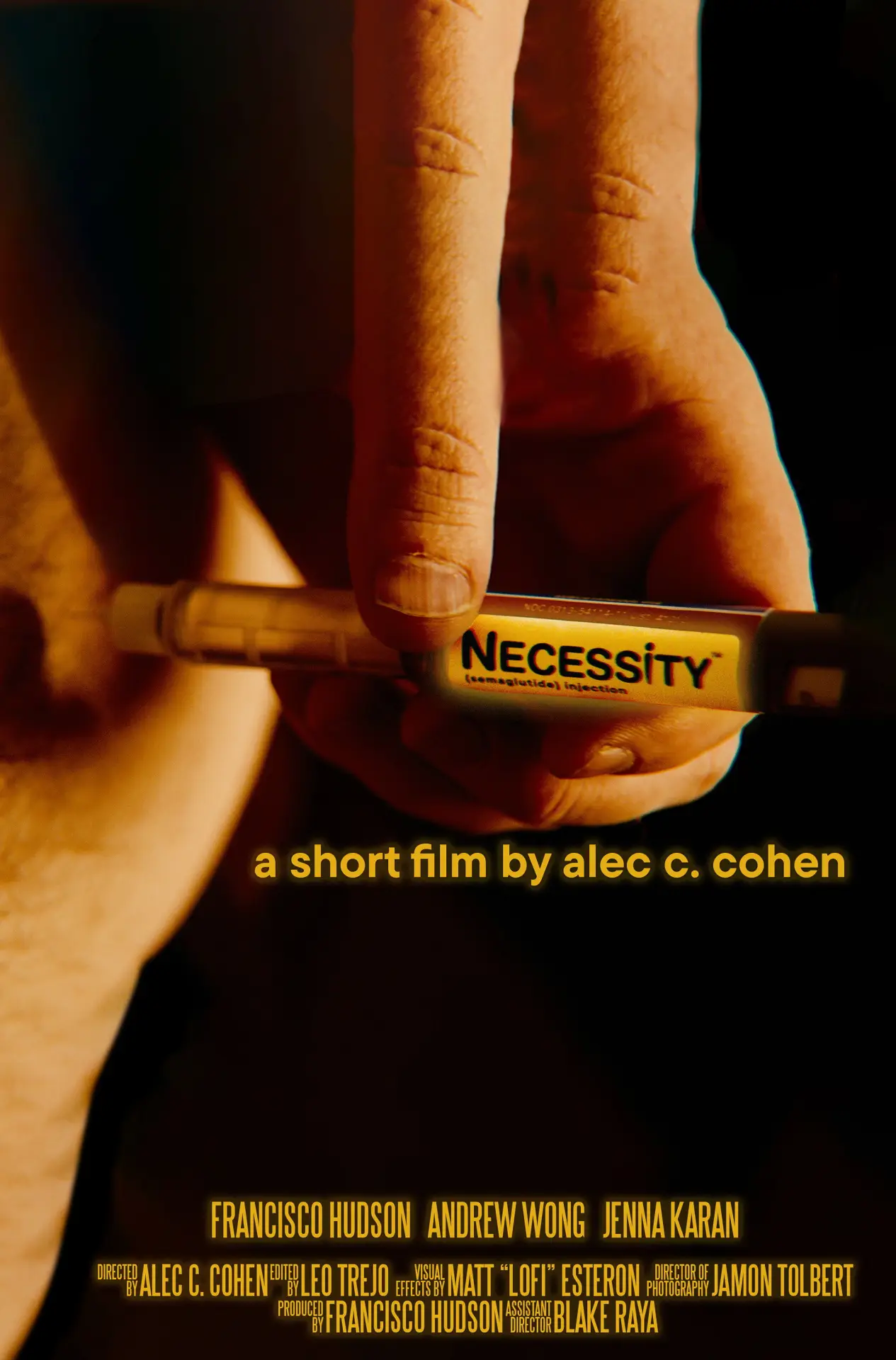 Movie poster "Necessity"