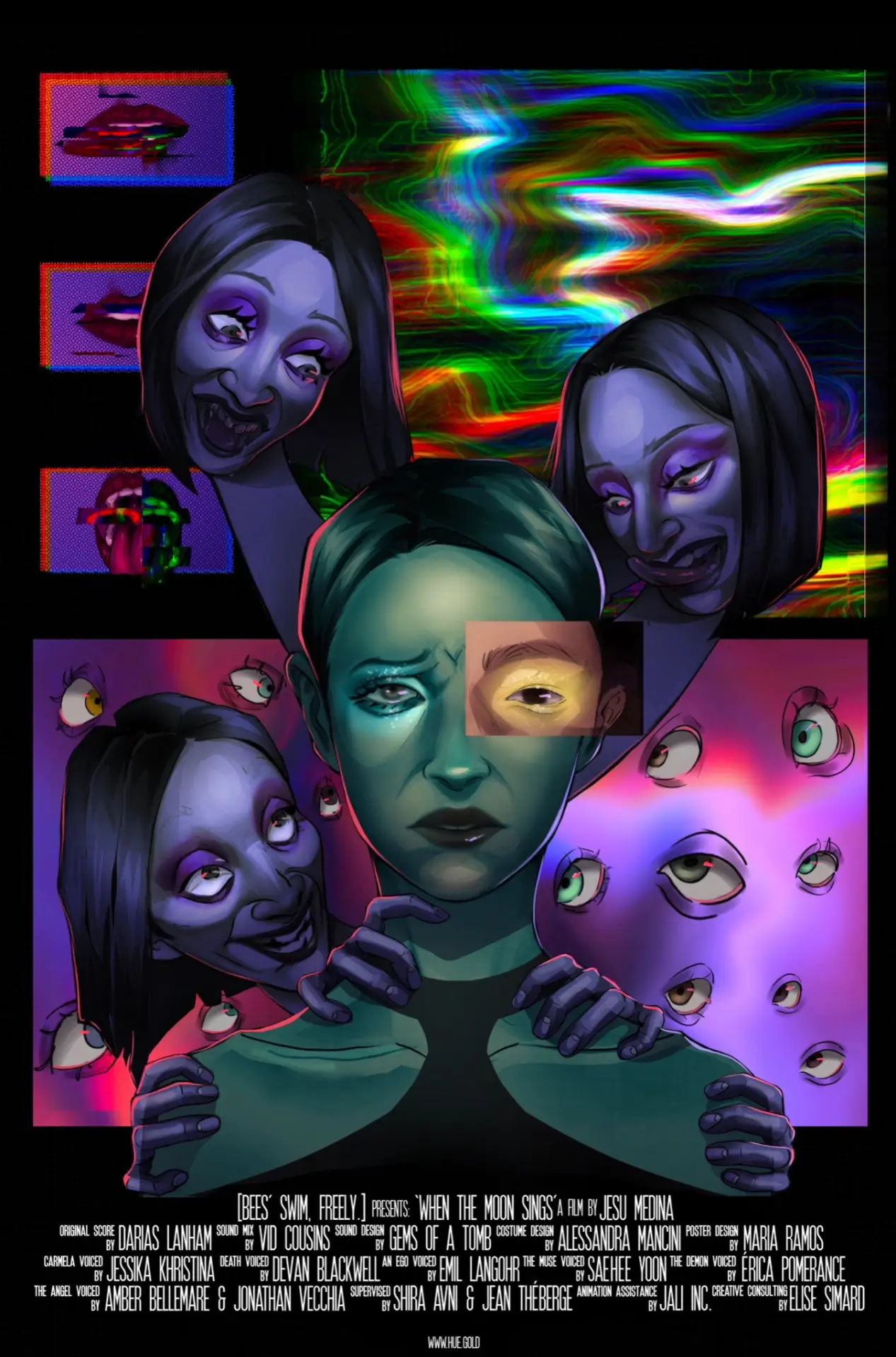 Movie poster "When the Moon Sings"