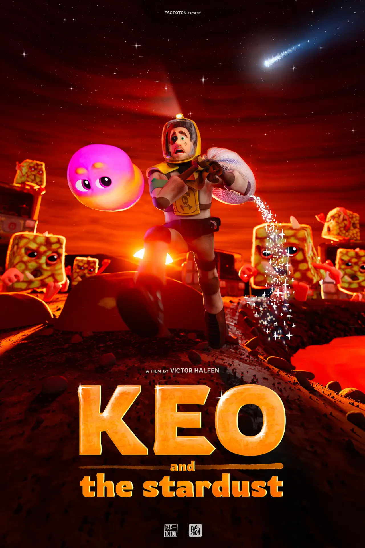 Movie poster "Keo and the stardust"