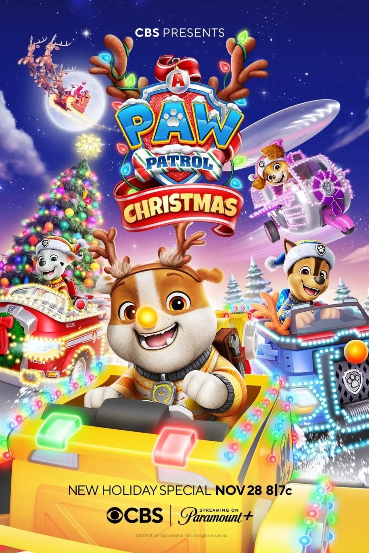 Movie poster "A Paw Patrol Christmas"