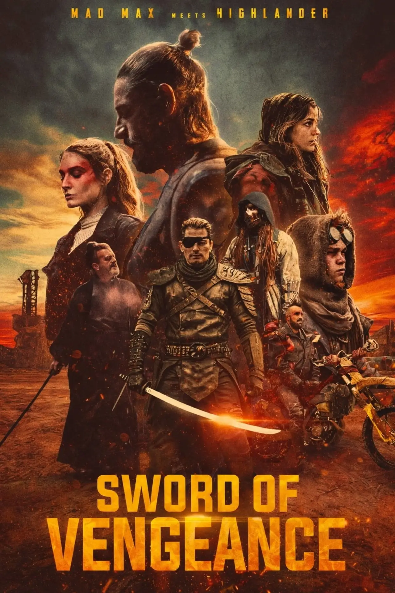 Movie poster "Sword of Vengeance"