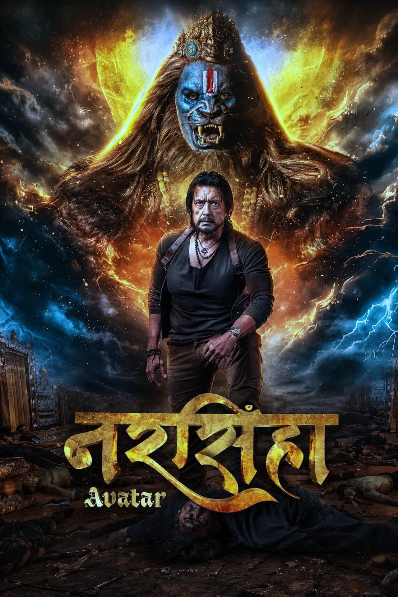 Movie poster "Narasimha Avatar"
