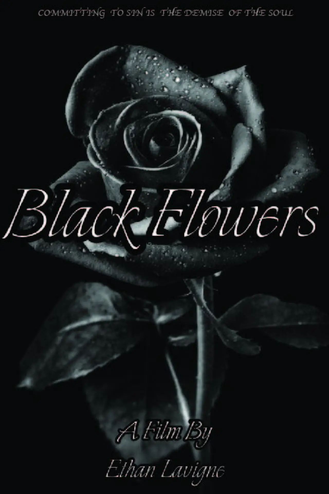 Movie poster "Black Flowers"