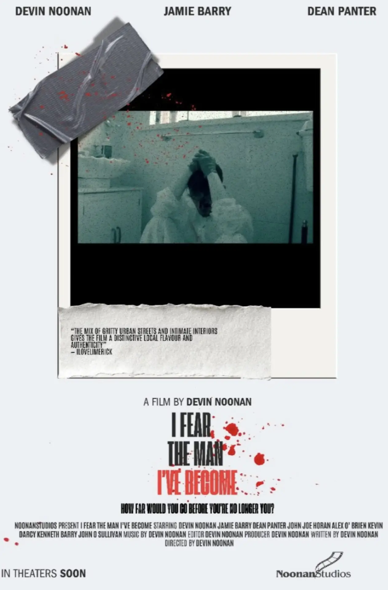 Movie poster "I Fear The Man I’ve Become"