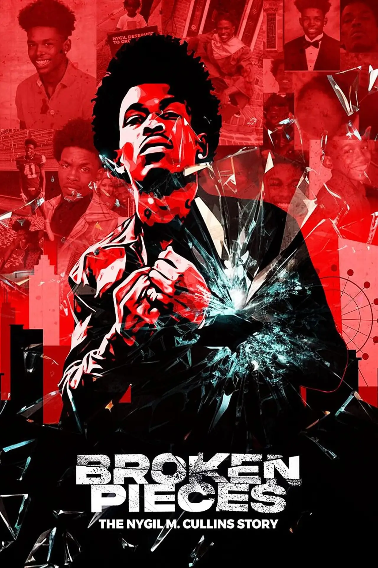 Movie poster "Broken Pieces: The Nygil M. Cullins Story"