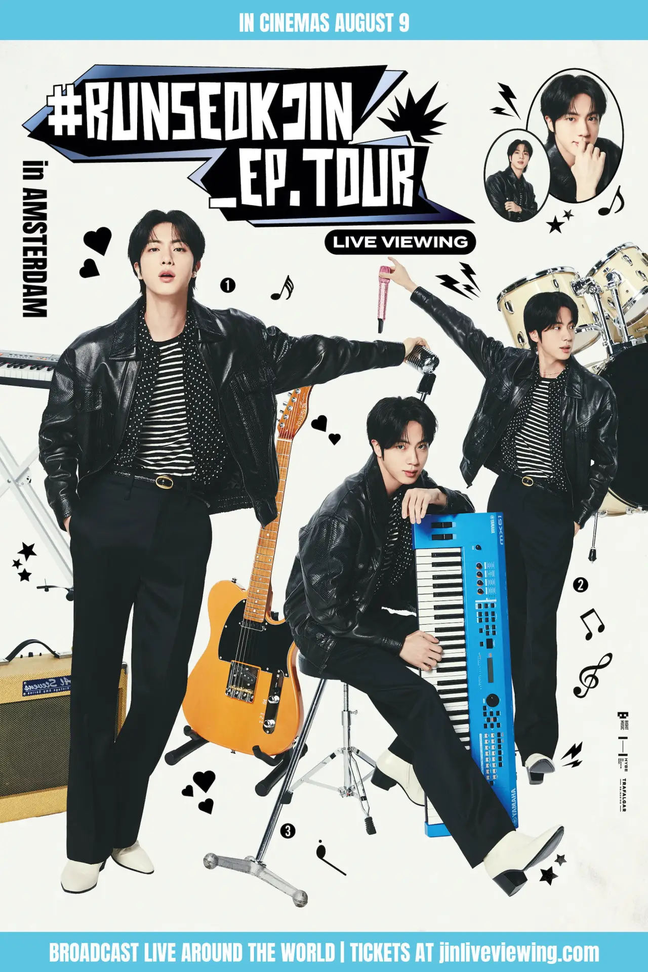 Movie poster "#RUNSEOKJIN_EP.TOUR in AMSTERDAM: LIVE VIEWING"