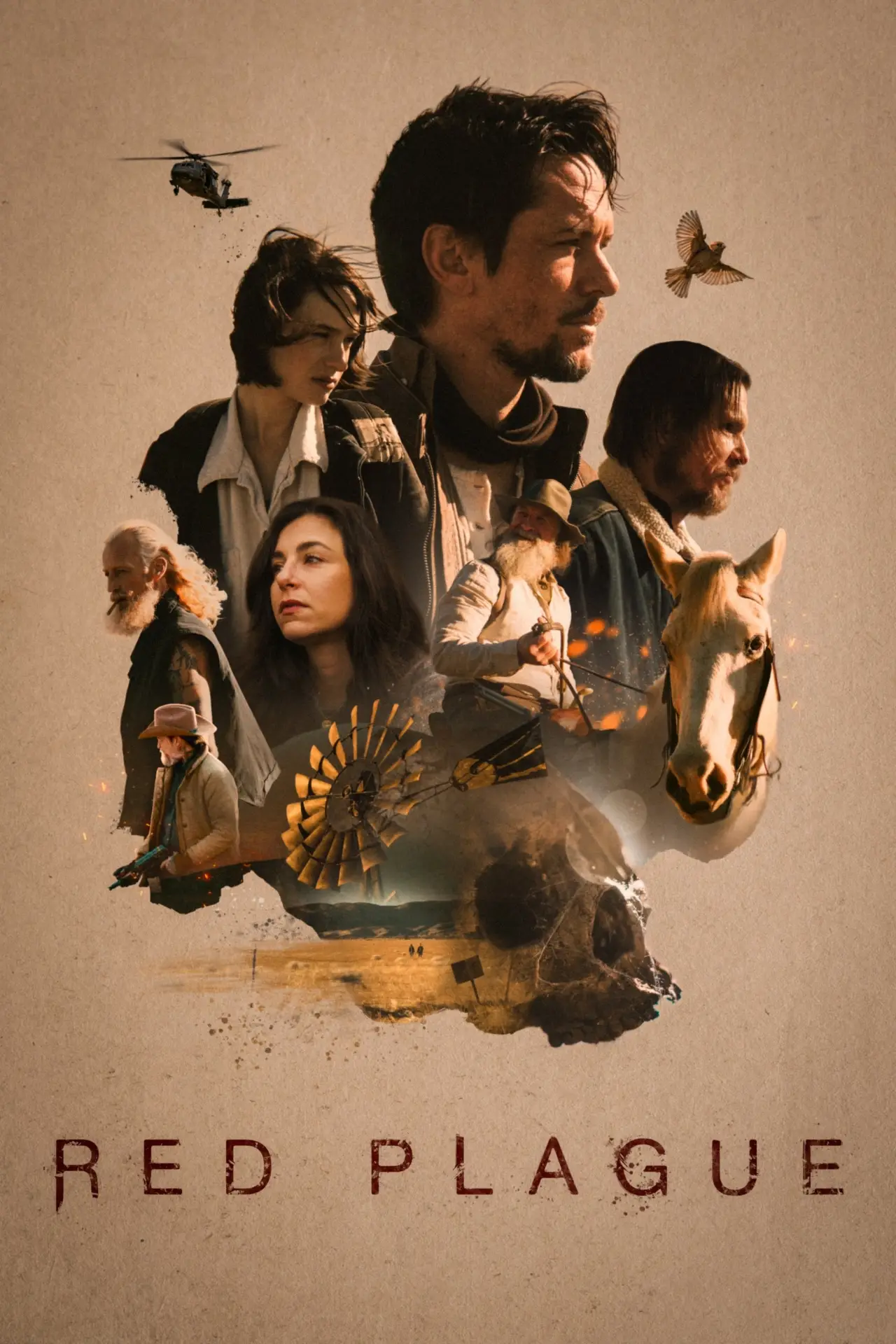 Movie poster "Red Plague"