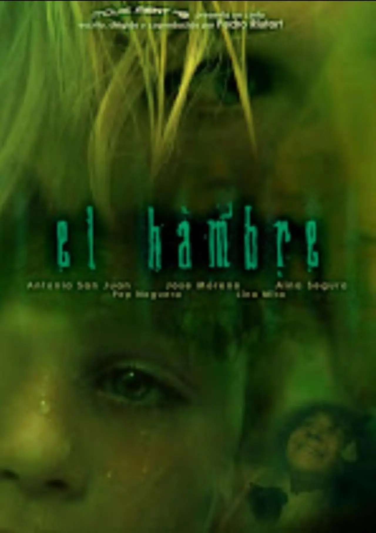 Movie poster "El hambre"
