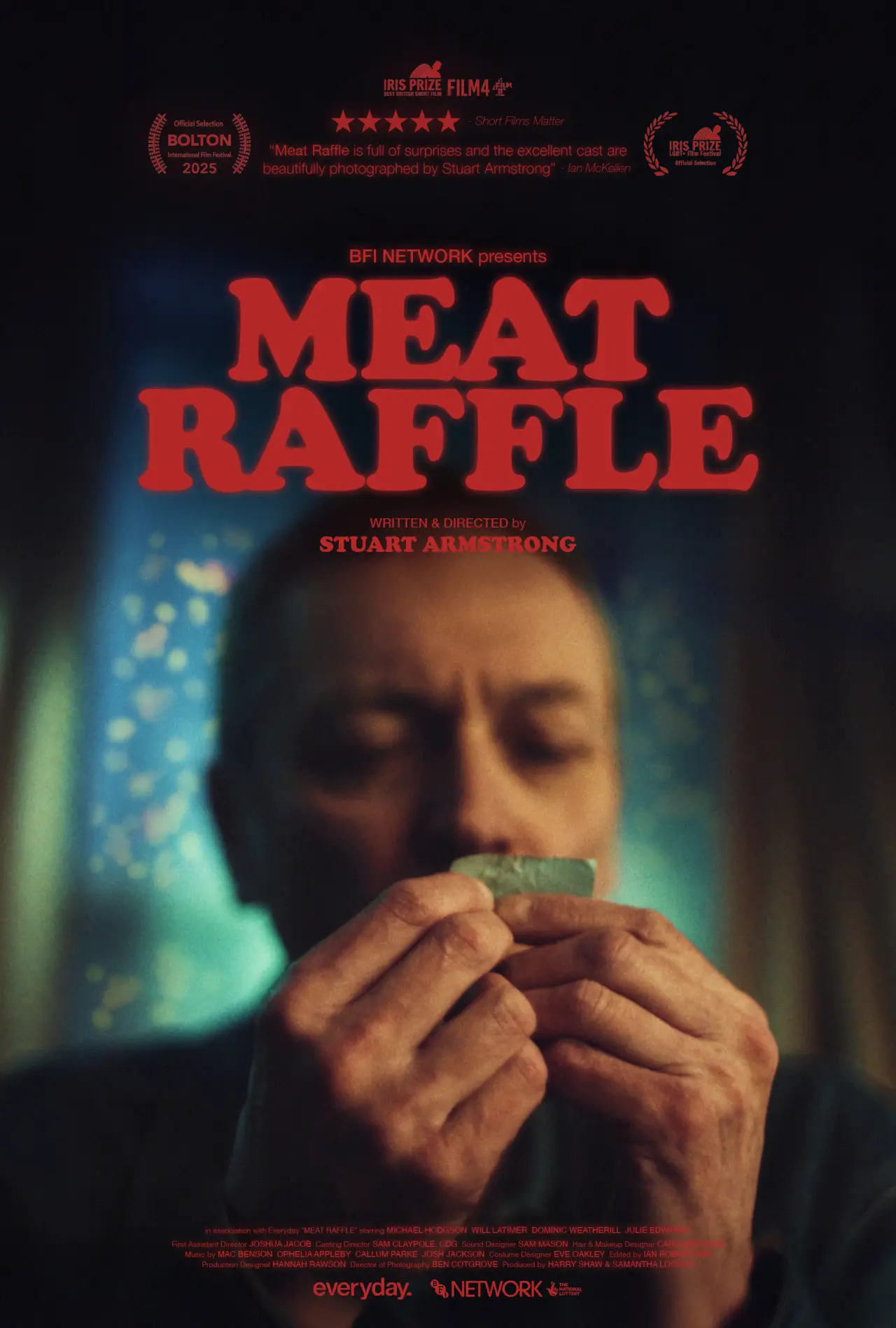Movie poster "Meat Raffle"