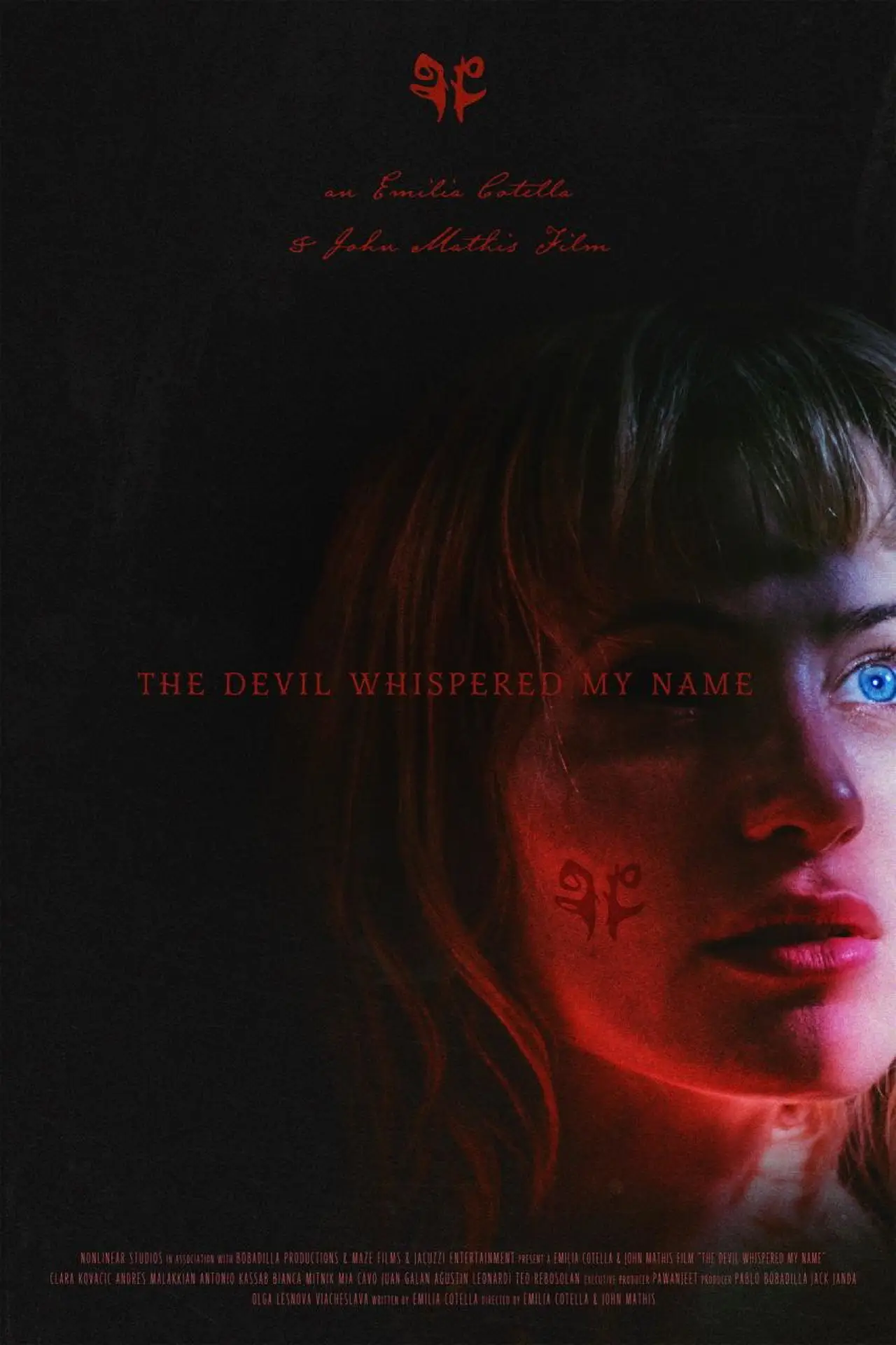 Movie poster "The Devil Whispered My Name"