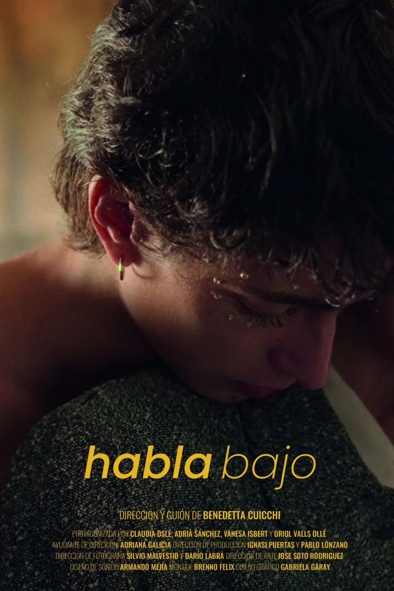 Movie poster "Habla bajo"