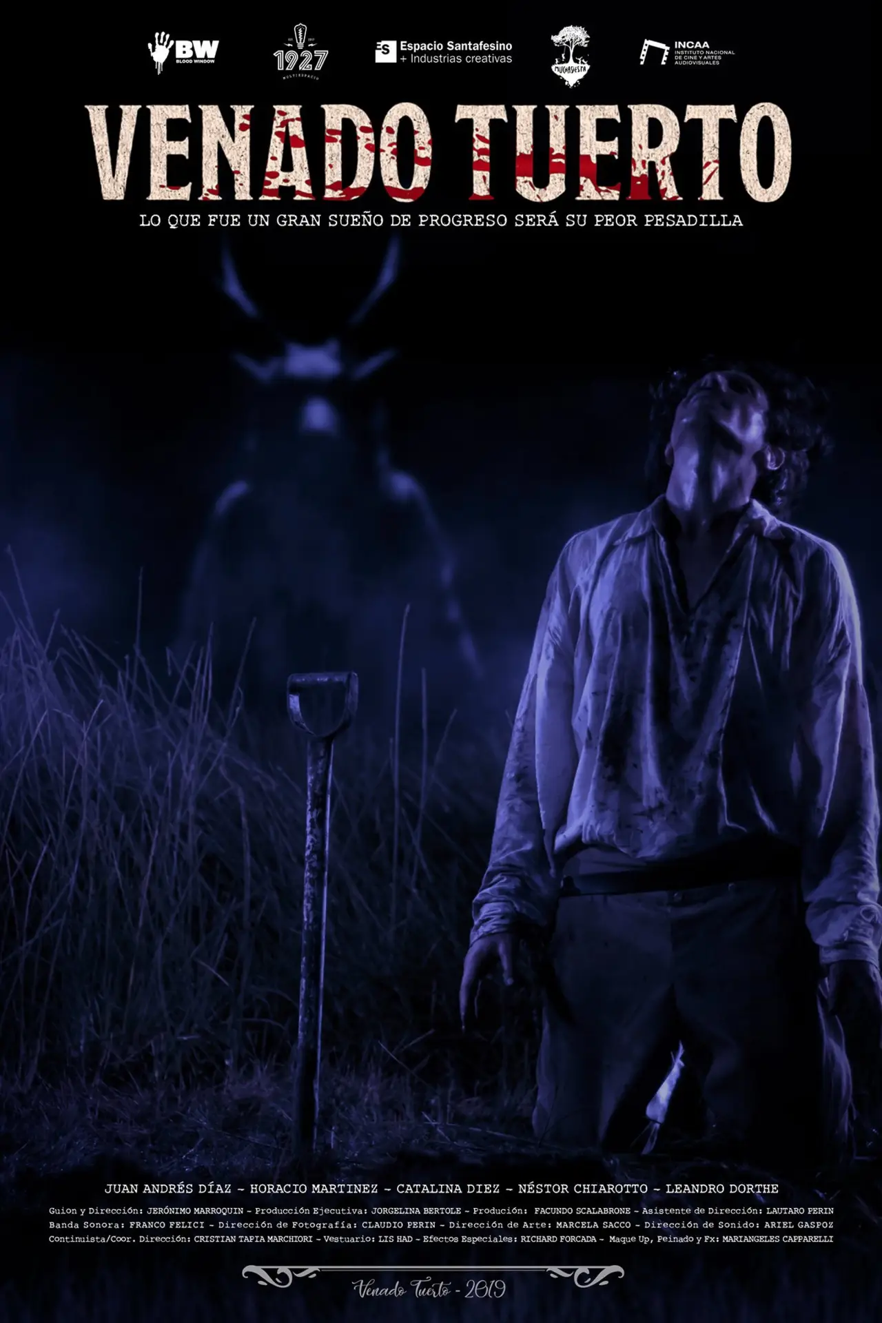 Movie poster "Venado tuerto"