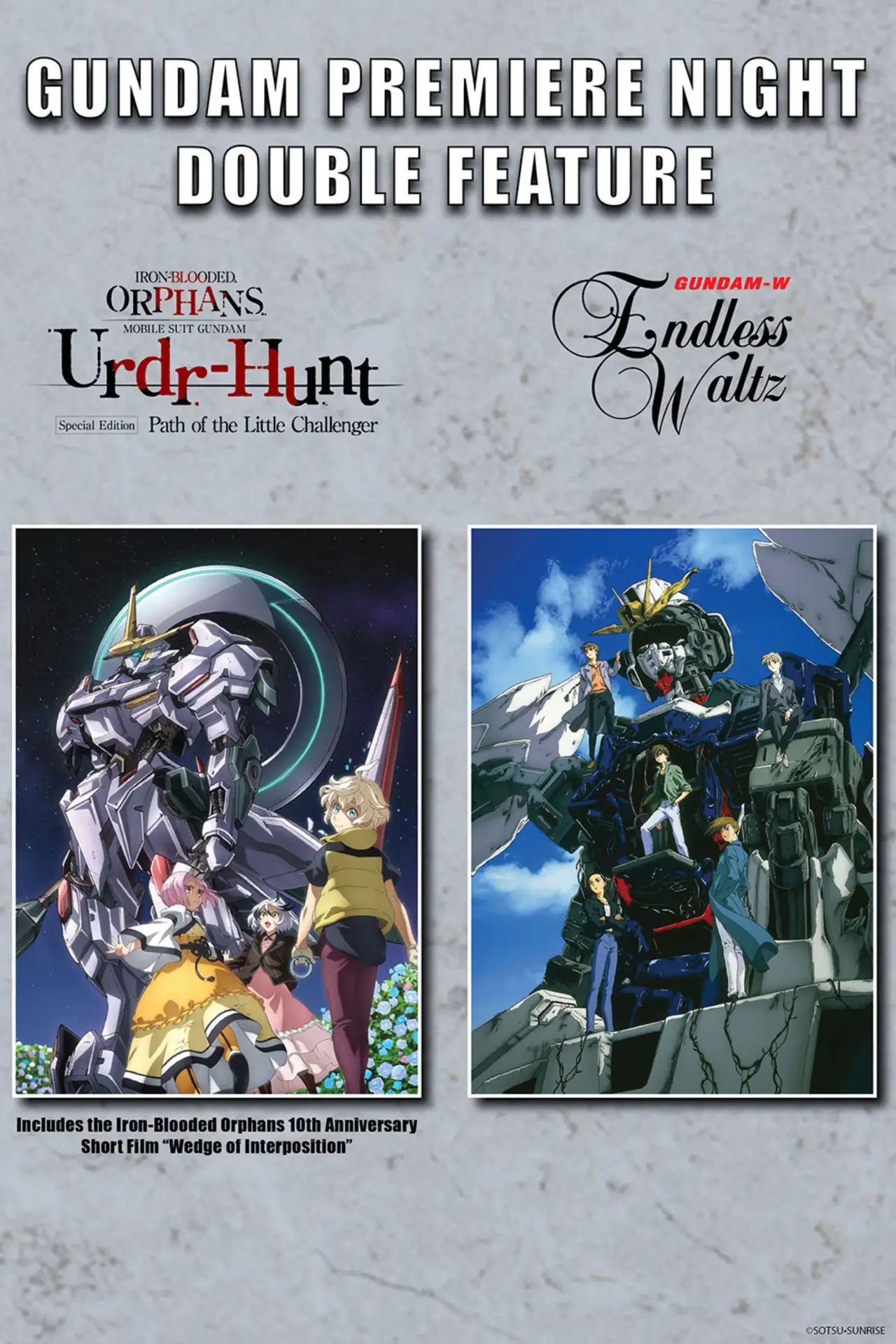 Movie poster "Mobile Suit Gundam: Iron-Blooded Orphans 10th Anniversary Short Film - Wedge of Interposition"