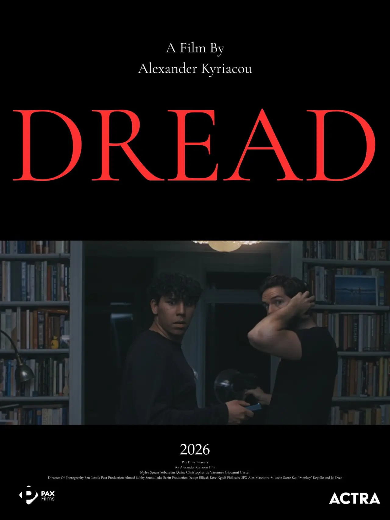 Movie poster "Dread"