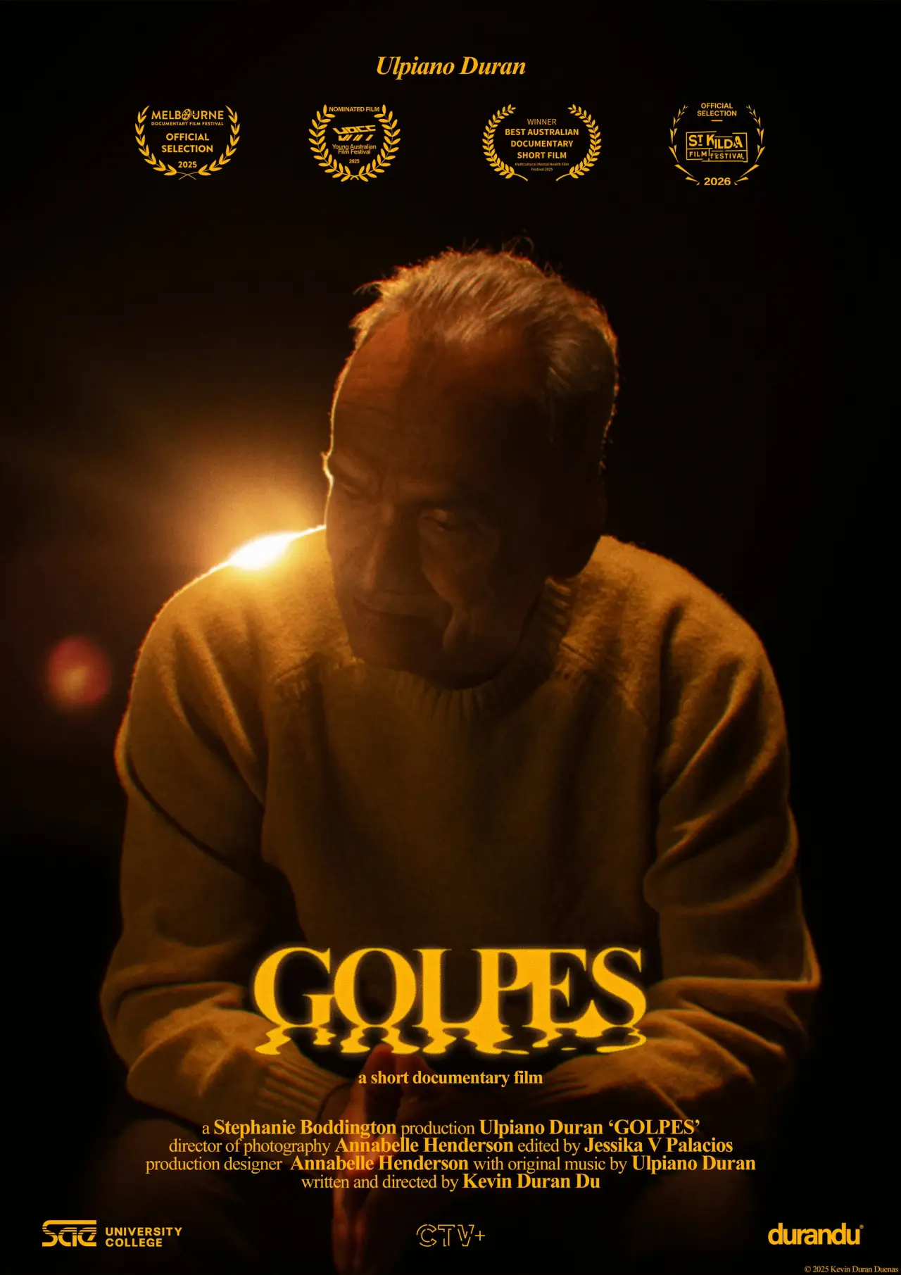 Movie poster "GOLPES"