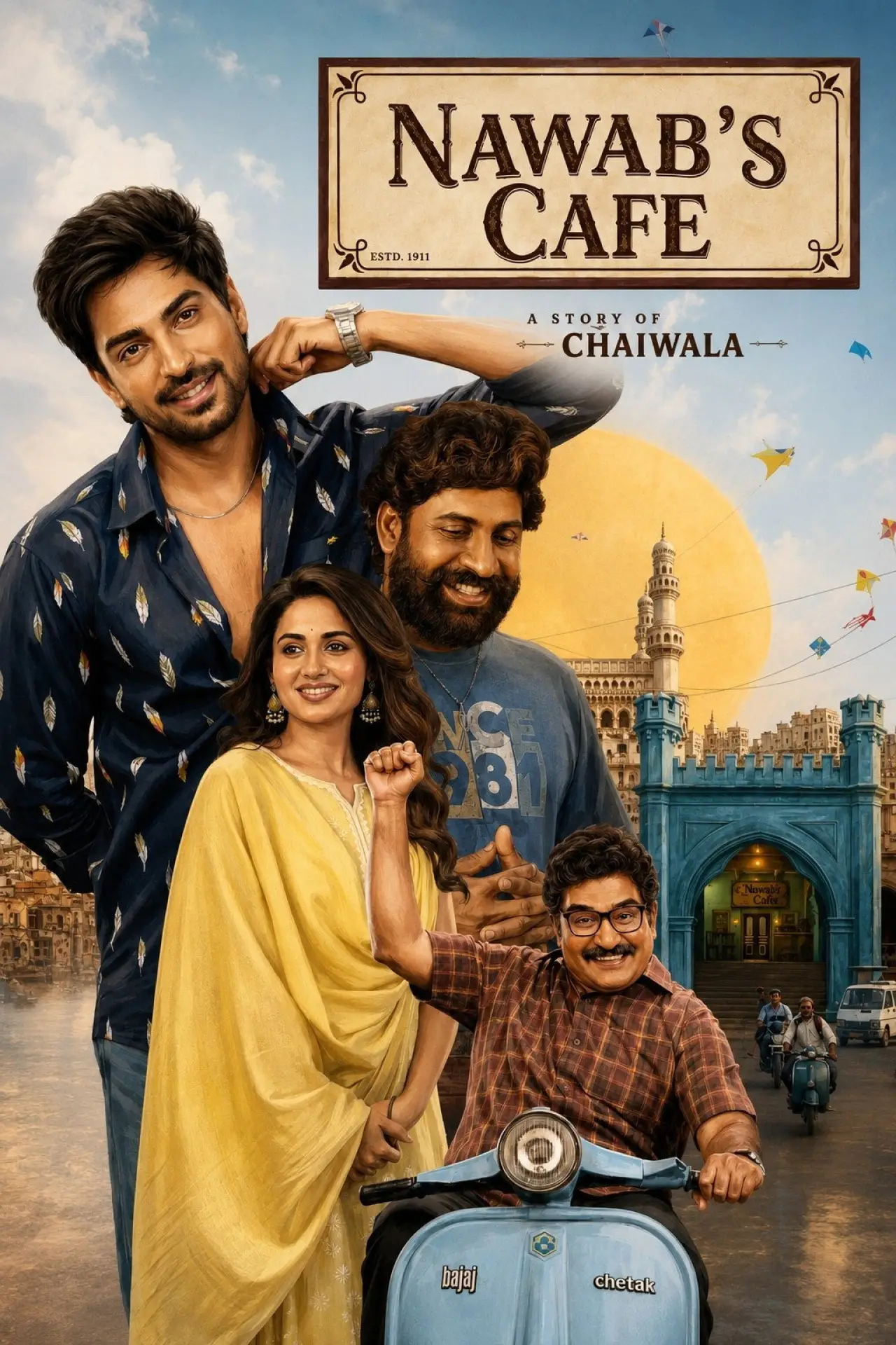 Movie poster "Nawab Cafe"