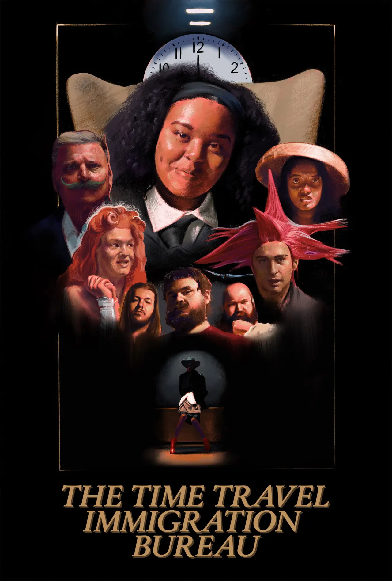 Movie poster "The Time Travel Immigration Bureau"