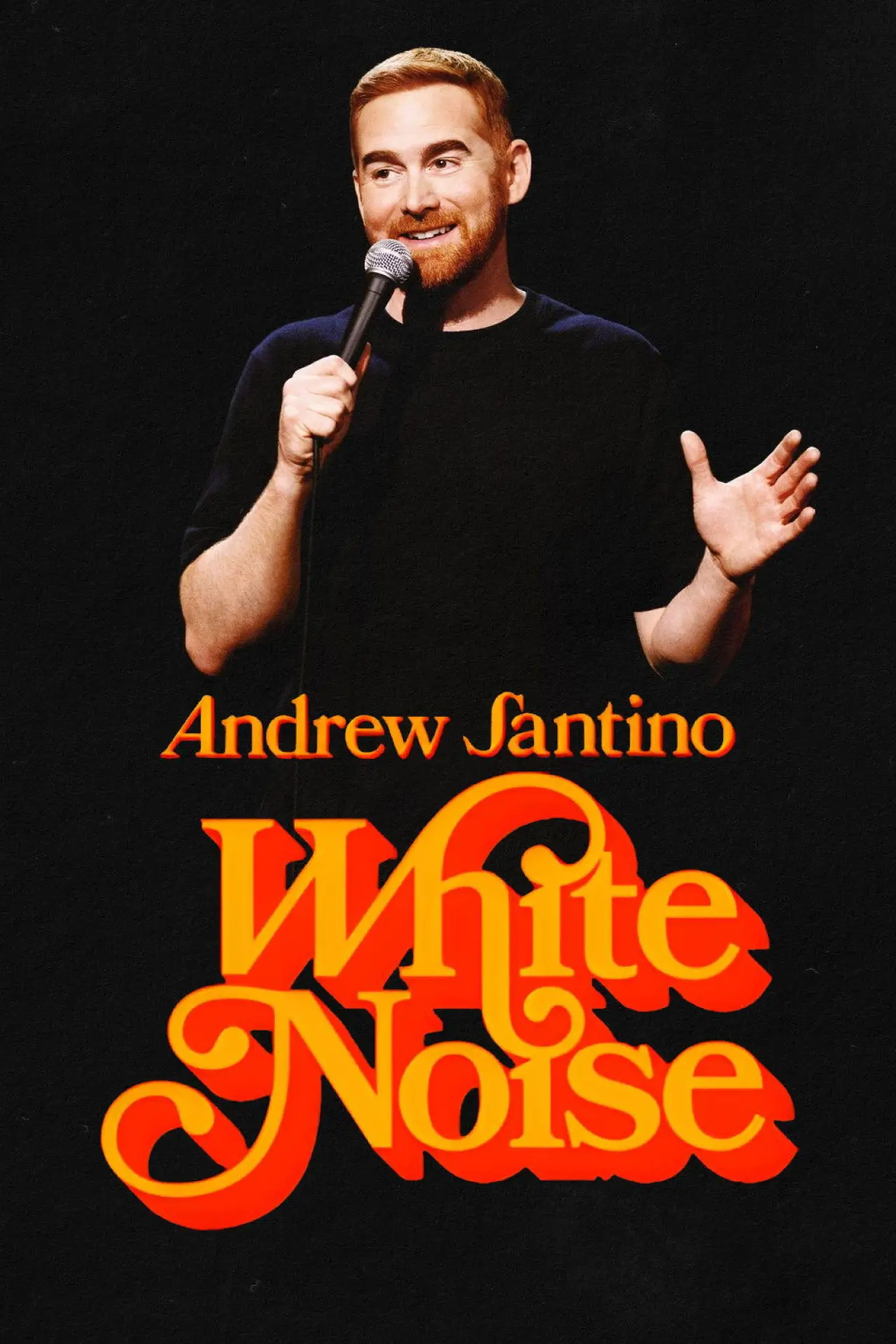 Movie poster "Andrew Santino: White Noise"