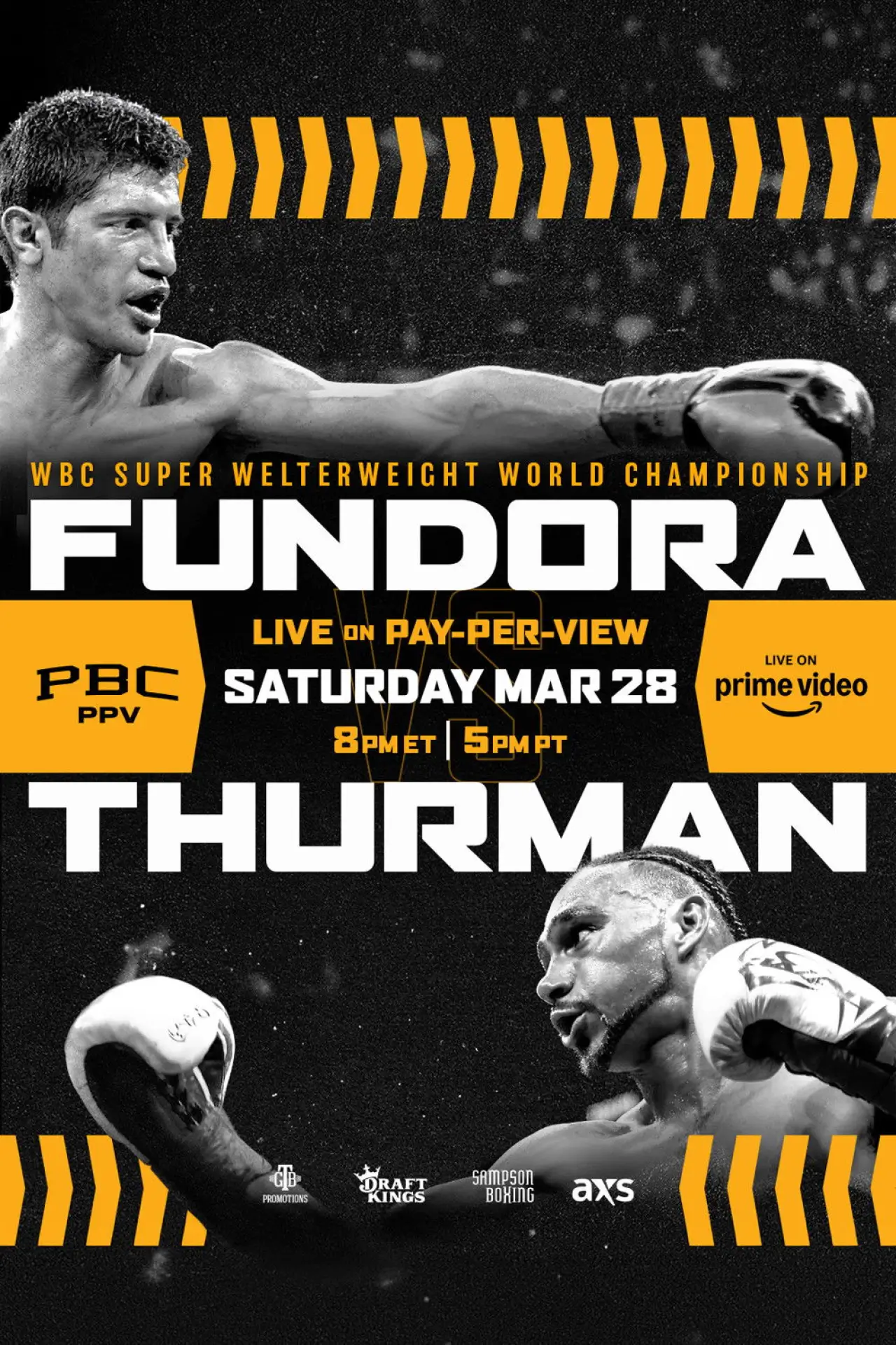 Movie poster "Sebastian Fundora vs. Keith Thurman"