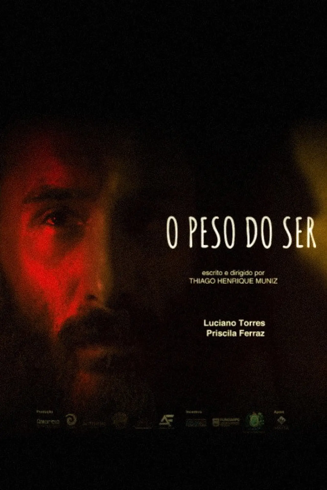 Movie poster "O peso do ser"
