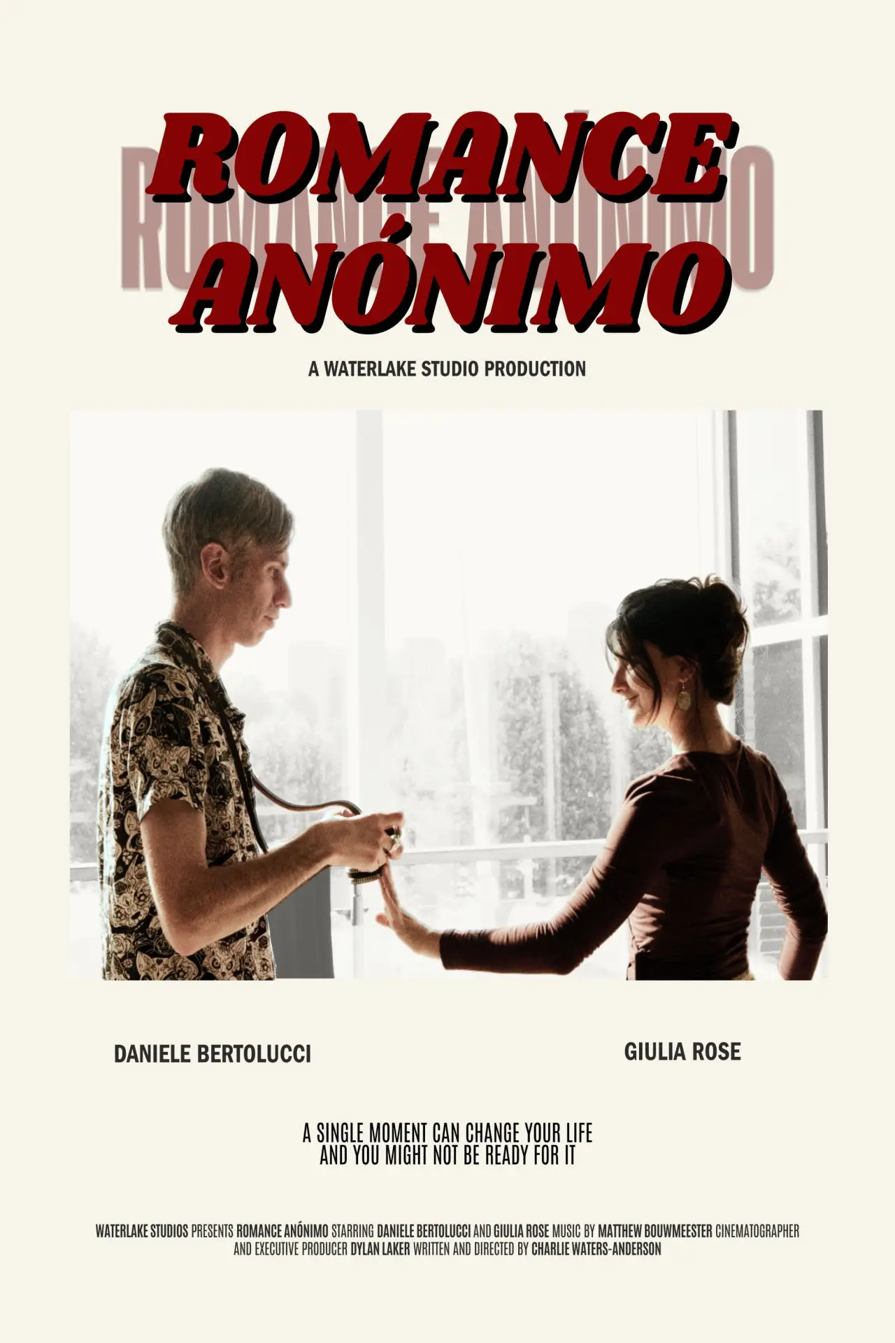 Movie poster "Romance Anónimo"
