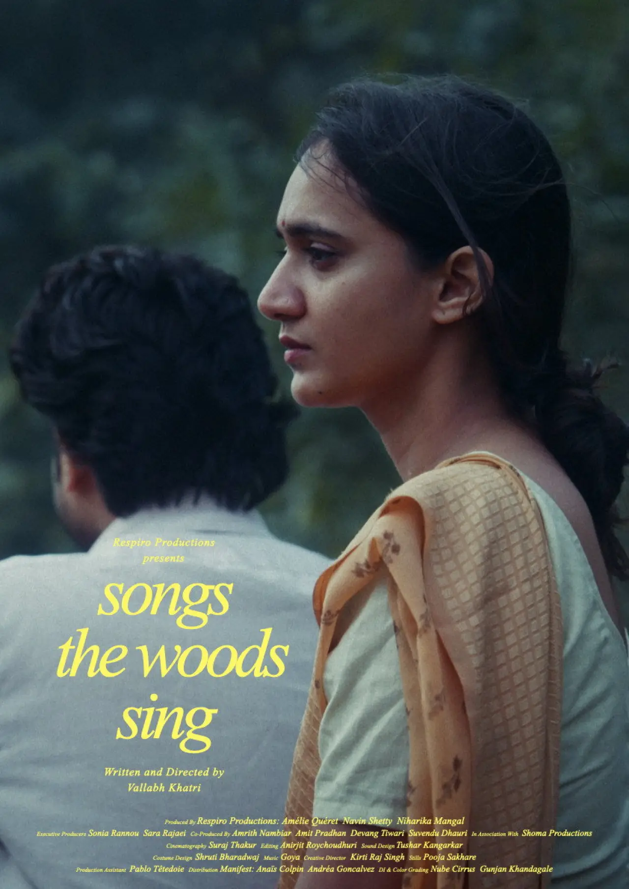 Movie poster "Songs The Woods Sing"