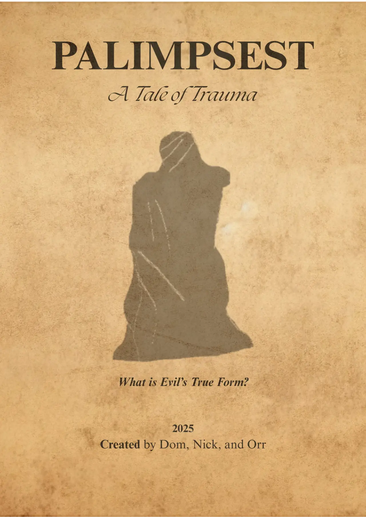 Movie poster "Palimpsest"